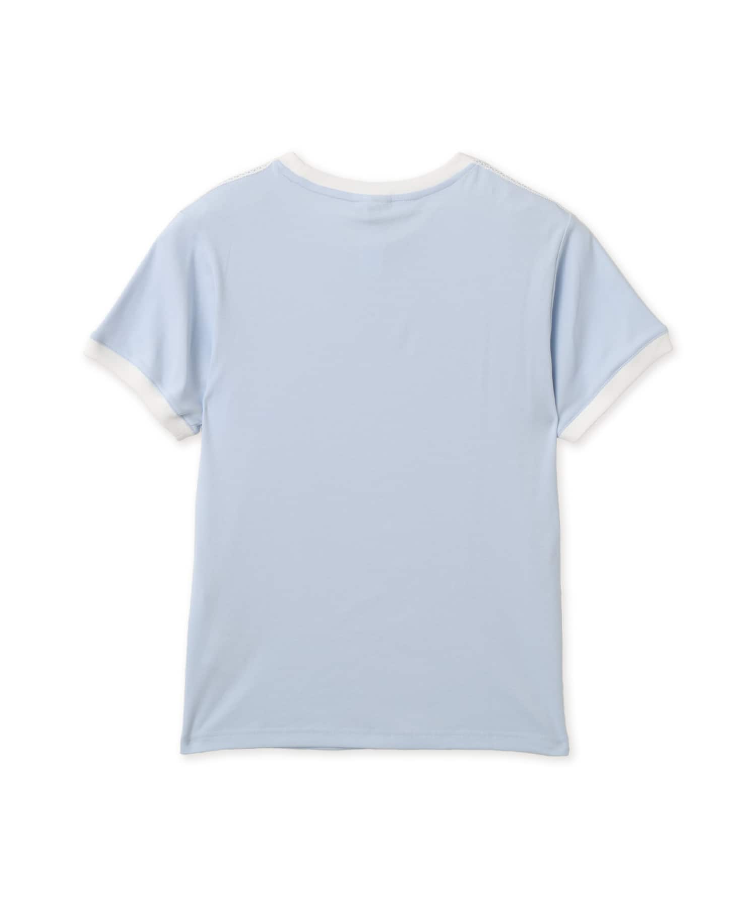 adidas 3 STRIPES TEE クリスタルスカイの画像