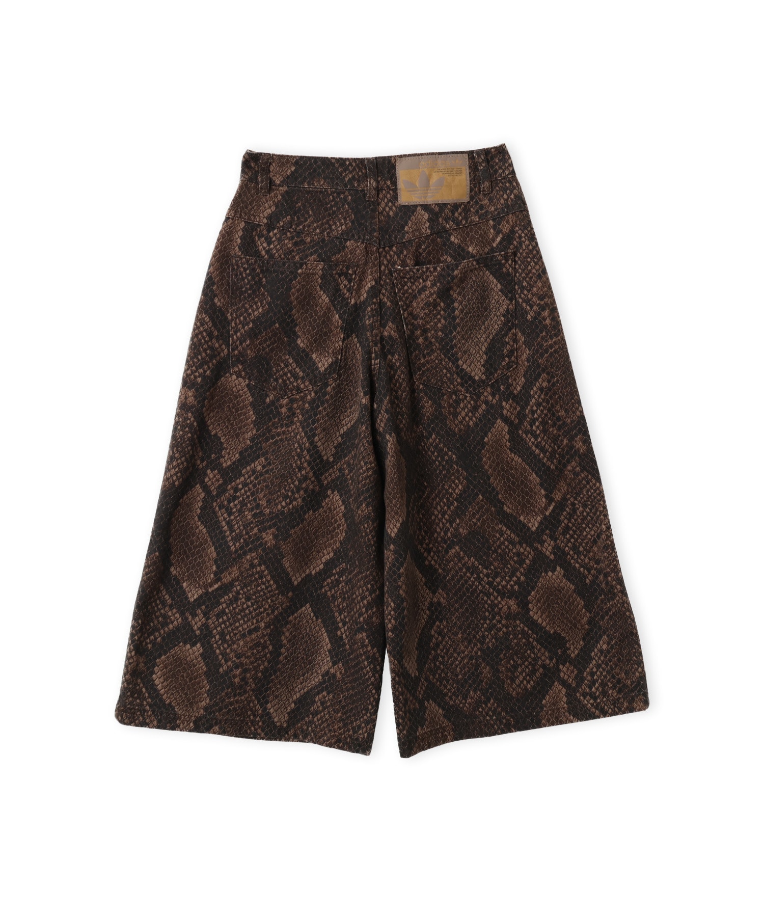 adidas SNAKE PRINT DENIM BERMUDA アースストレータ/オーロラコーヒーの画像