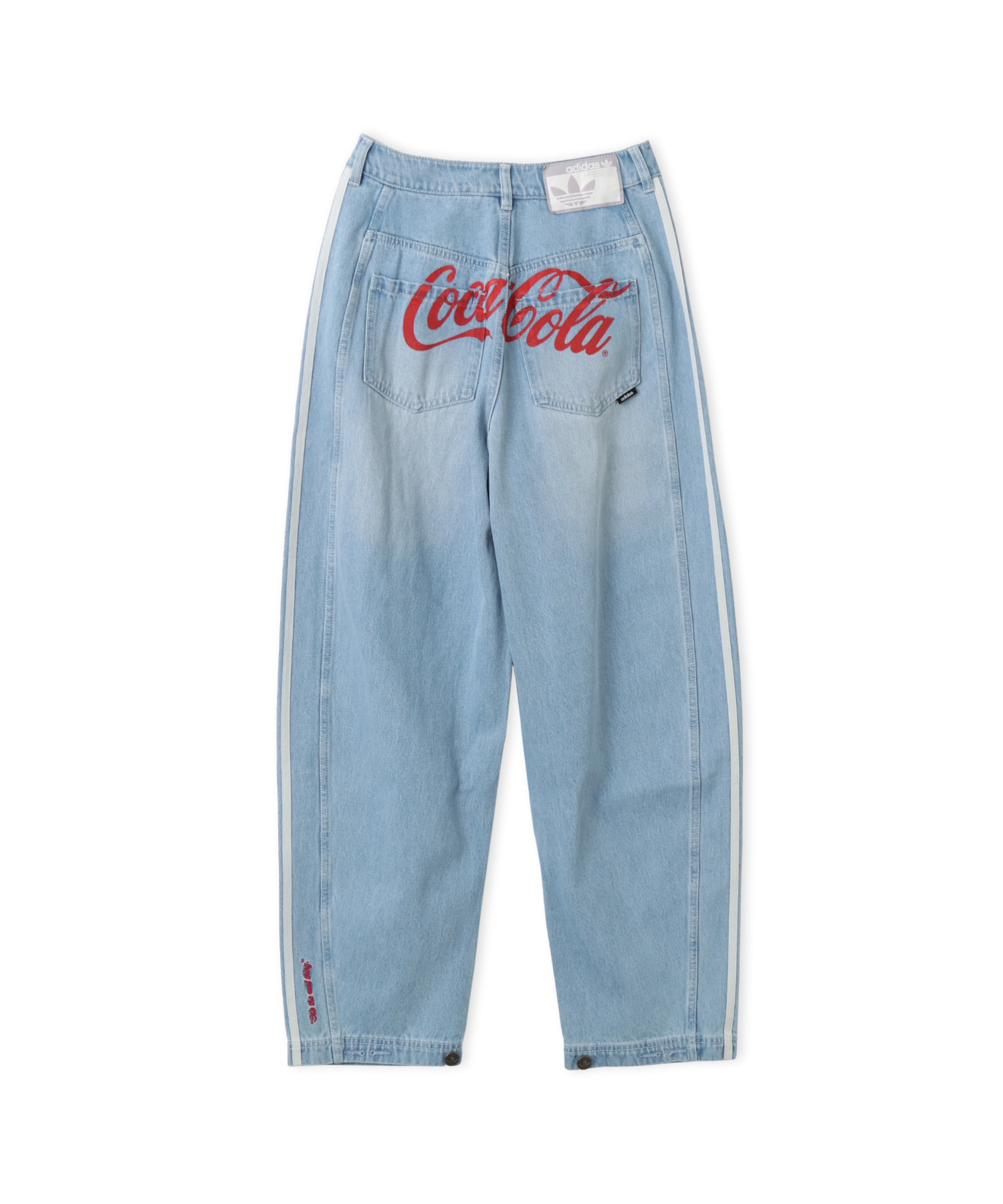 adidas COCA COLA GFX BANANA PANTS インディゴデニムの画像