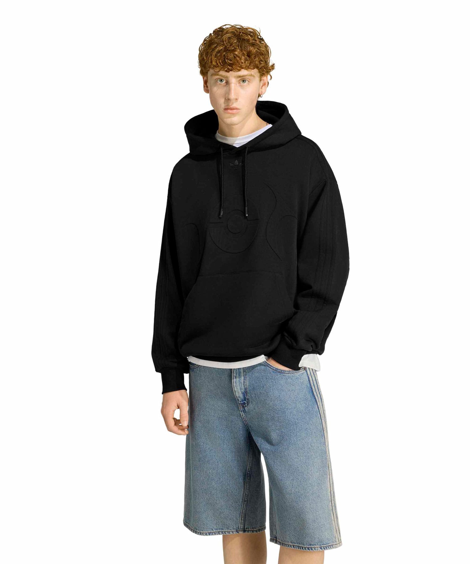 adidas POKEMON TEAMGEIST HOODIE ブラックの画像