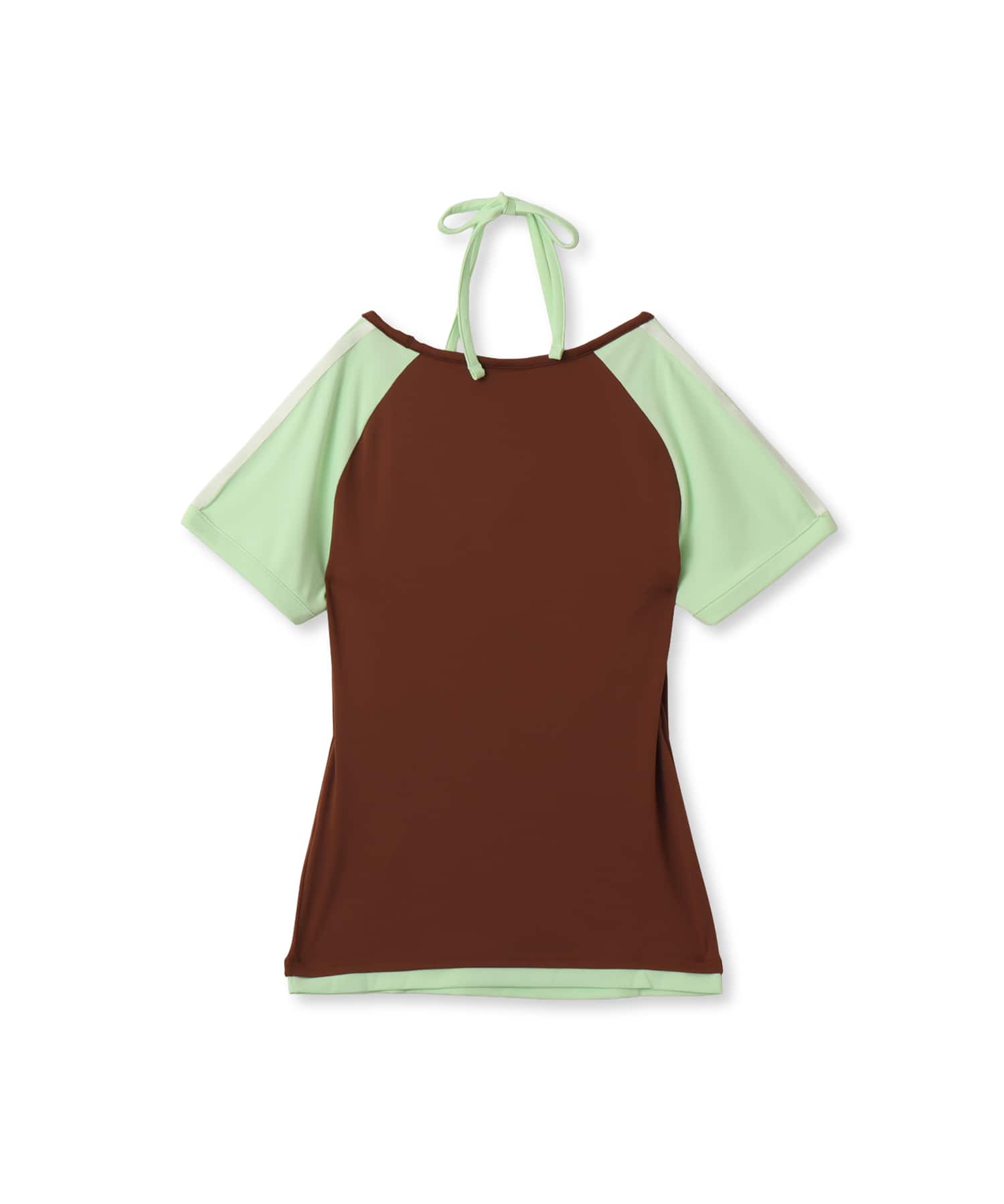 adidas SUMMER GLOW VINTAGE T-SHIRT プリラブドブラウン/セミグリーンスパークの画像