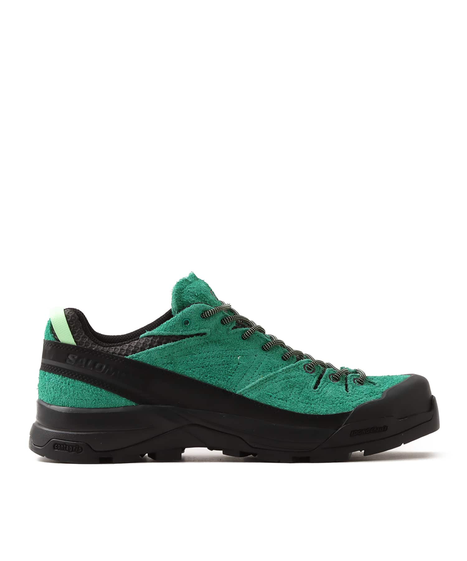 SALOMON X-ALP SUEDE Black/Parakeet/Patina Greenの画像