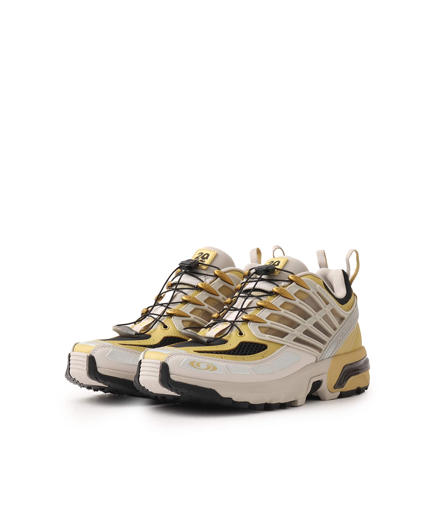 SALOMON ACS PRO 20Y Rich Gold Old/Silver Cloud/Blackの画像