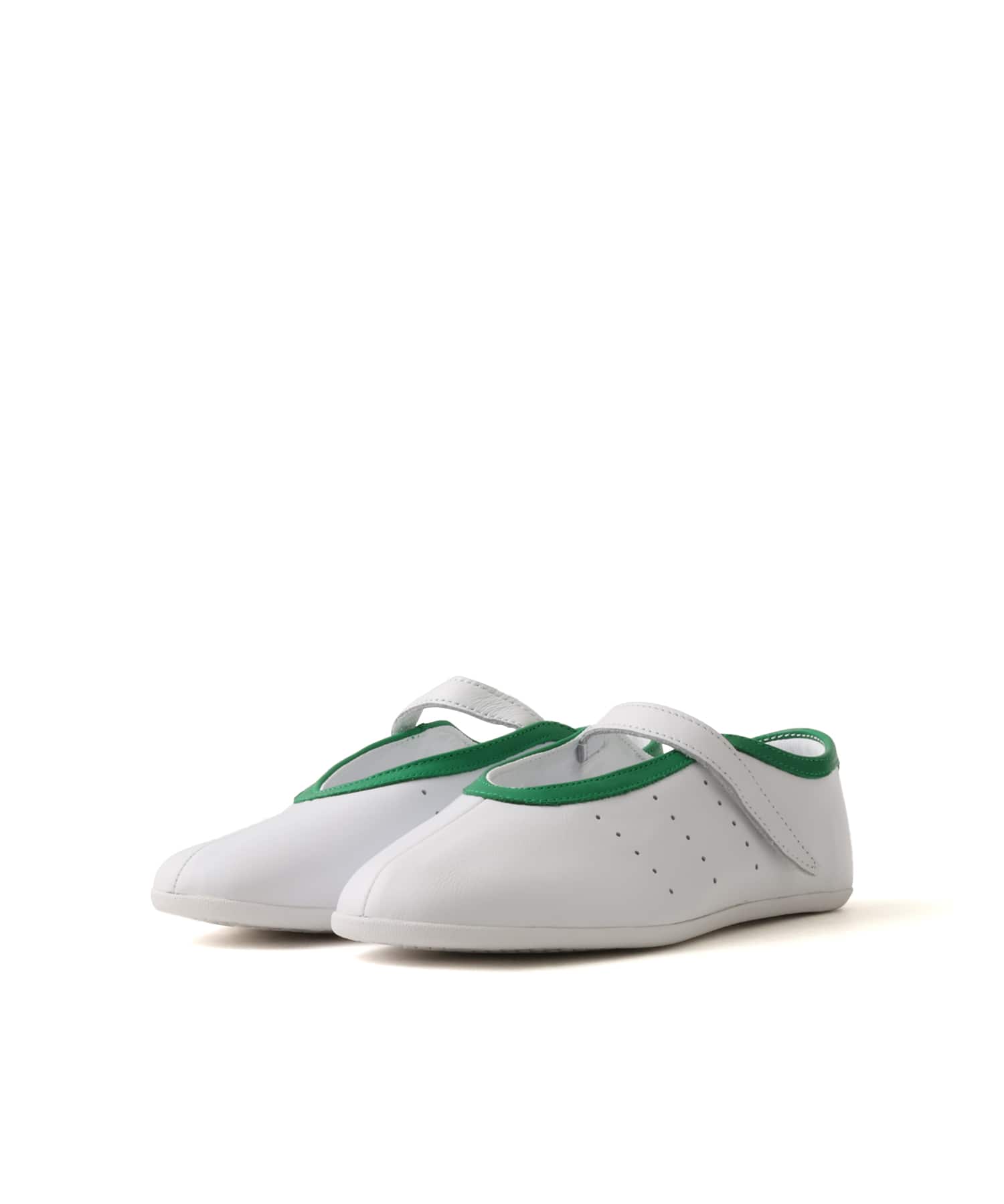 adidas STAN SMITH LO BALLET W FTWWHT/FTWWHT/GREENの画像