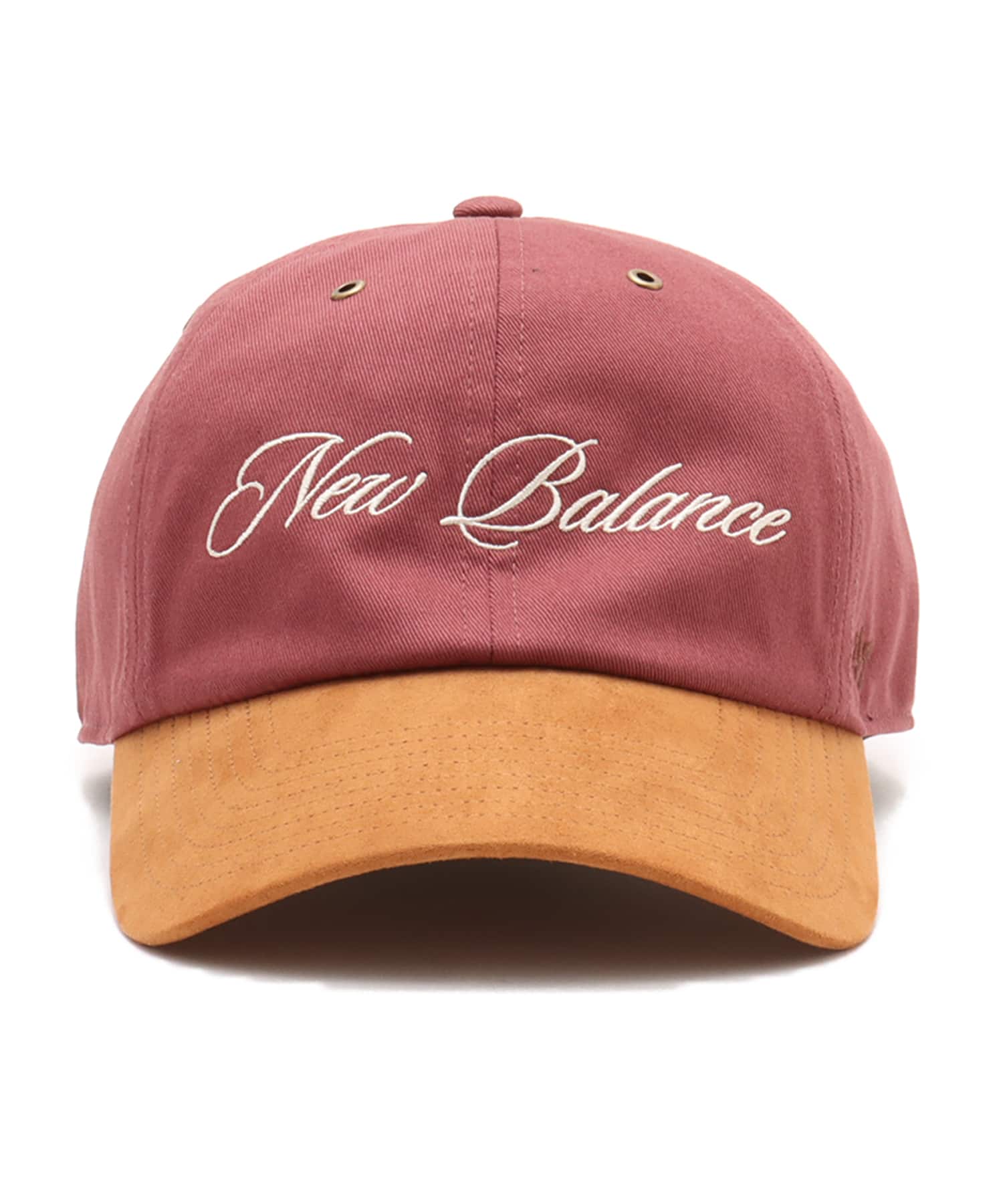 New Balance NB by '47 Canvas & Suede Clean Up Cap モナークバーガンディヘザーの画像