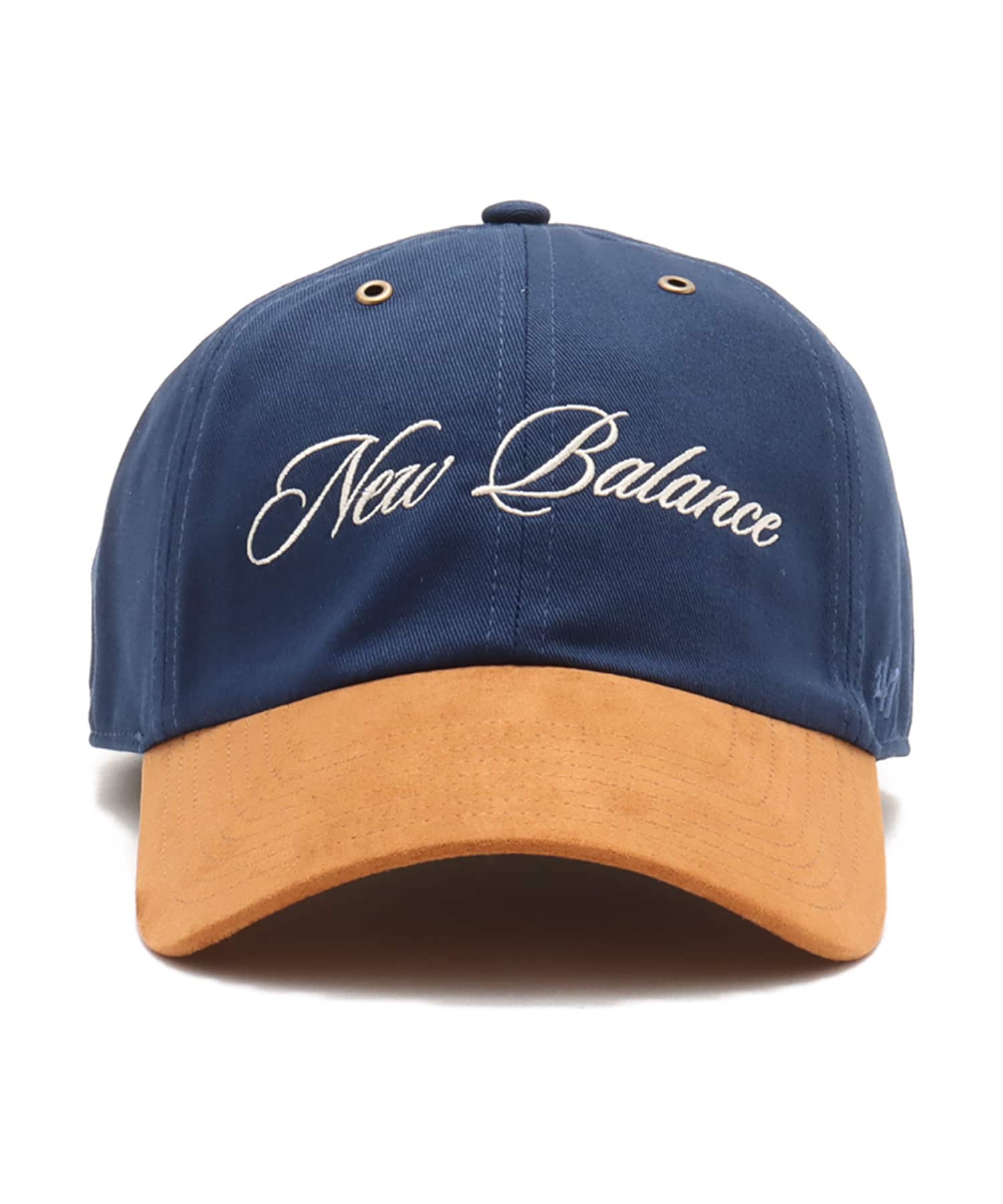 New Balance NB by '47 Canvas & Suede Clean Up Cap NBネイビーの画像