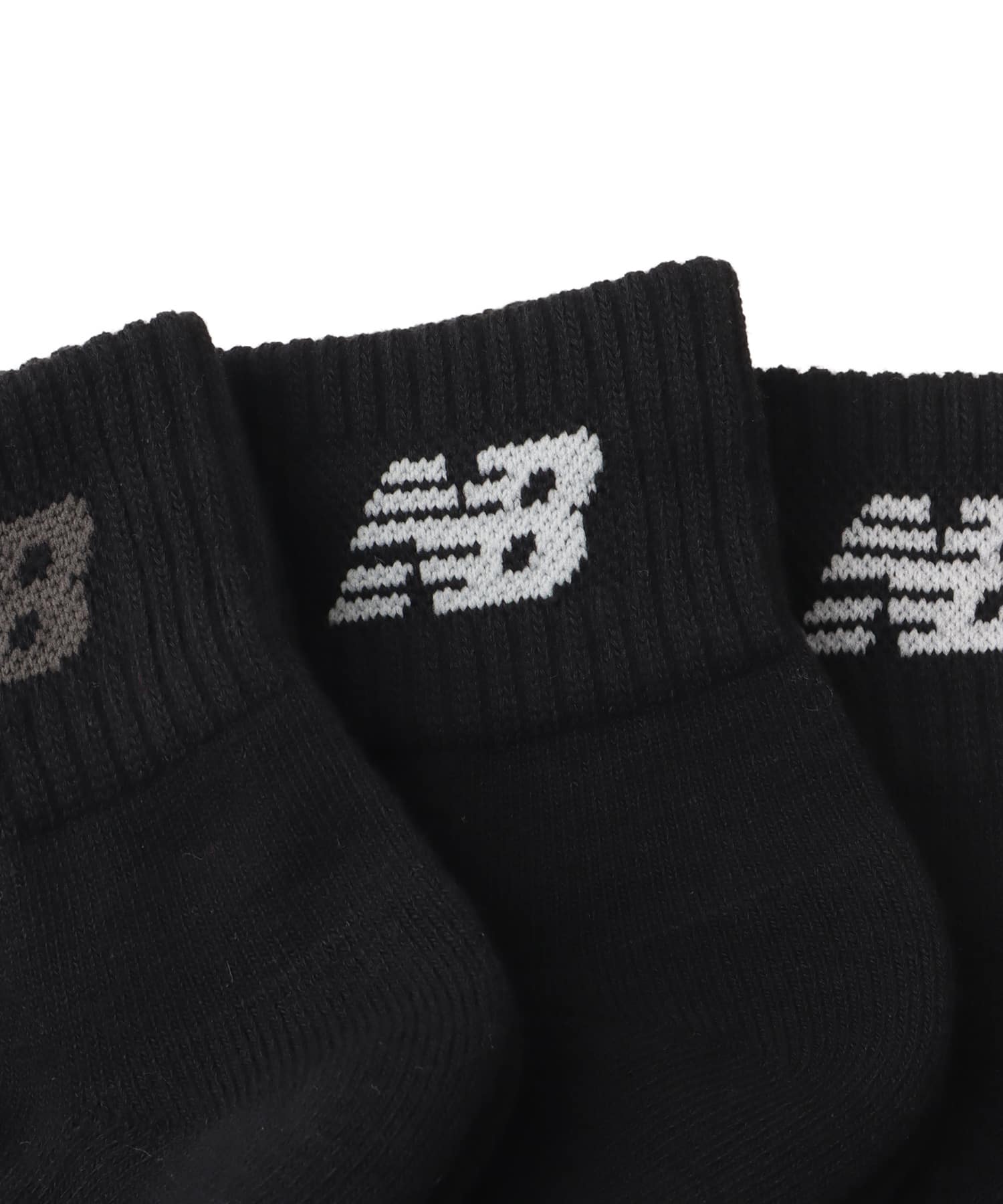 New Balance MID LENGTH 3 PACK SOCKS ブラックの画像