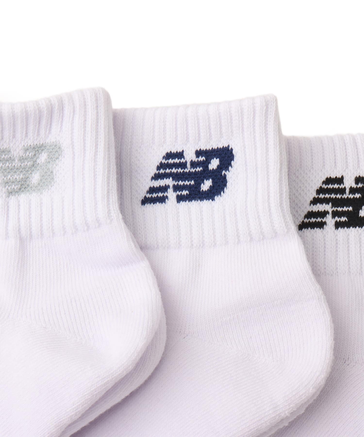 New Balance MID LENGTH 3 PACK SOCKS ホワイトの画像