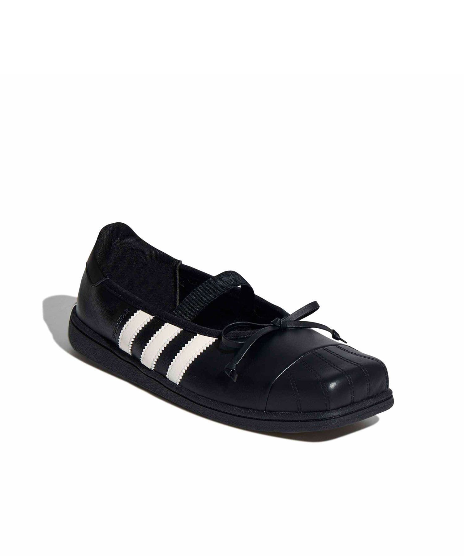 adidas JENNIE SUPERSTAR SQ BALLET CBLACK/CBLACK/OWHITEの画像