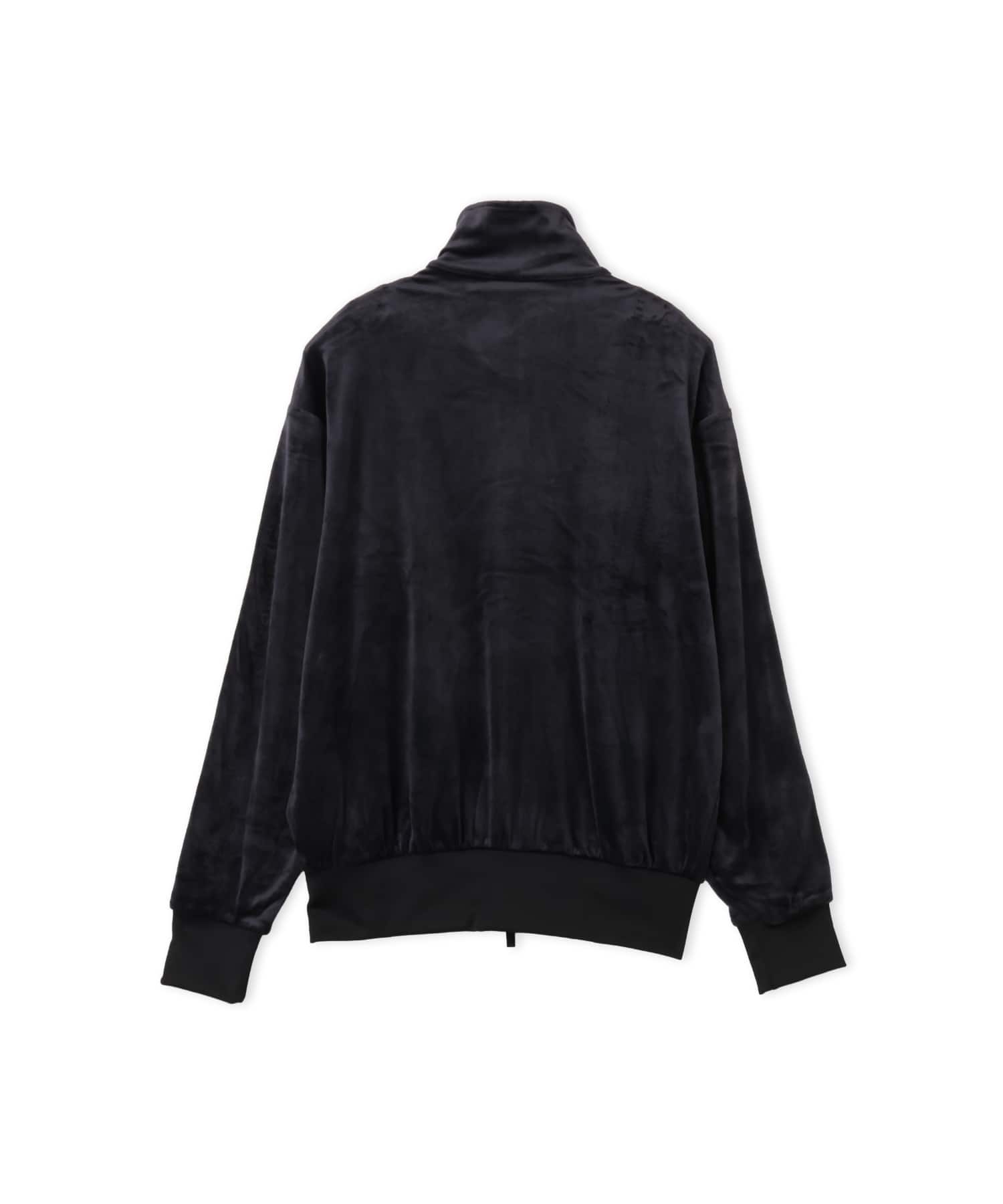 adidas FIREBIRD VELOUR TRACK TOP ブラックの画像