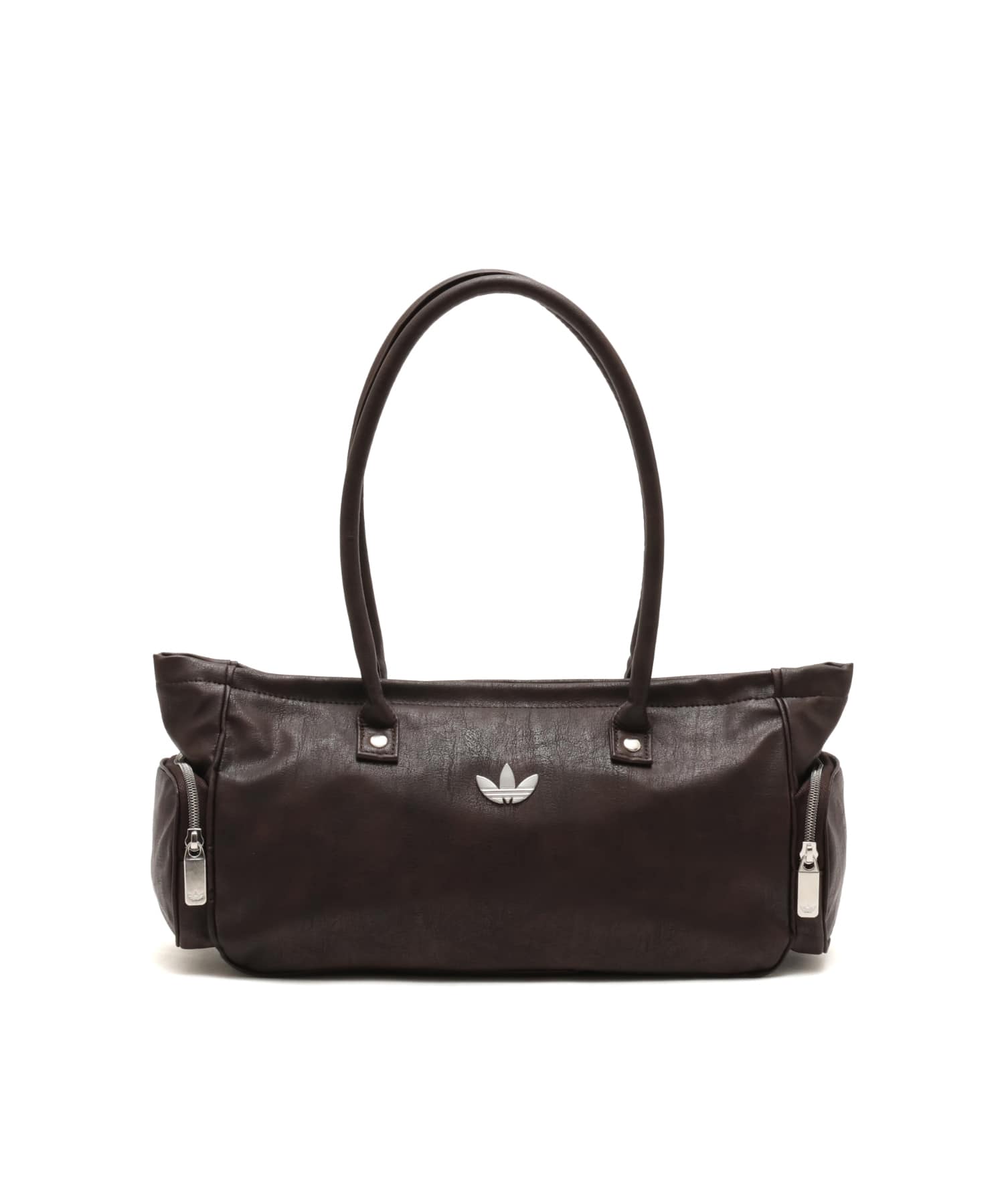 adidas ELONGATED BAG WITH POCKETS オーロラコーヒーの画像