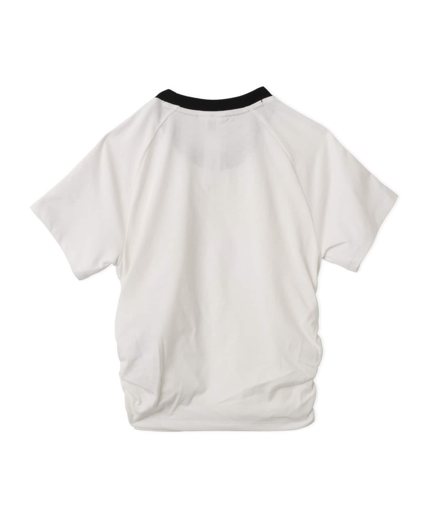 adidas JENNIE LAYERED T-SHIRT ホワイトの画像