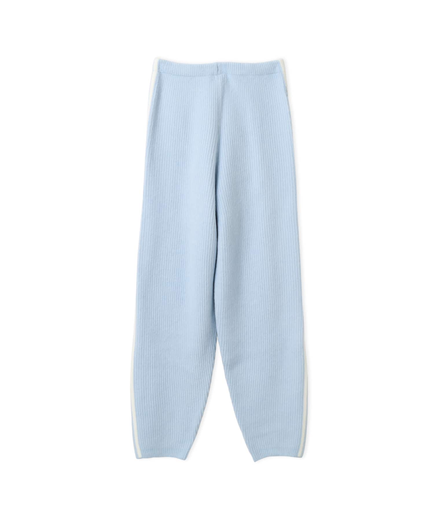 adidas JENNIE KNITTED LOOSE JOGGERS ワンダーブルーの画像