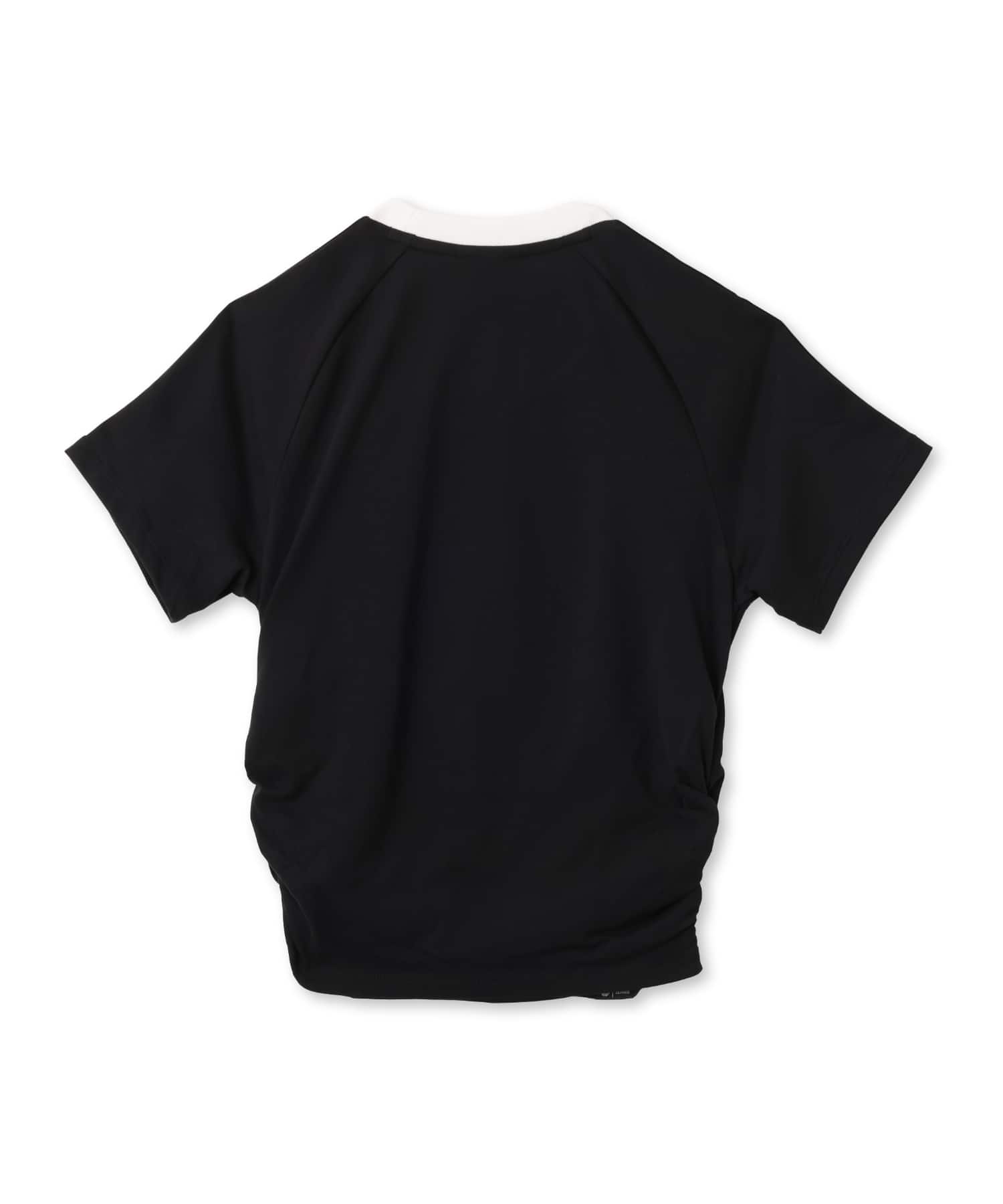 adidas JENNIE LAYERED T-SHIRT ブラックの画像