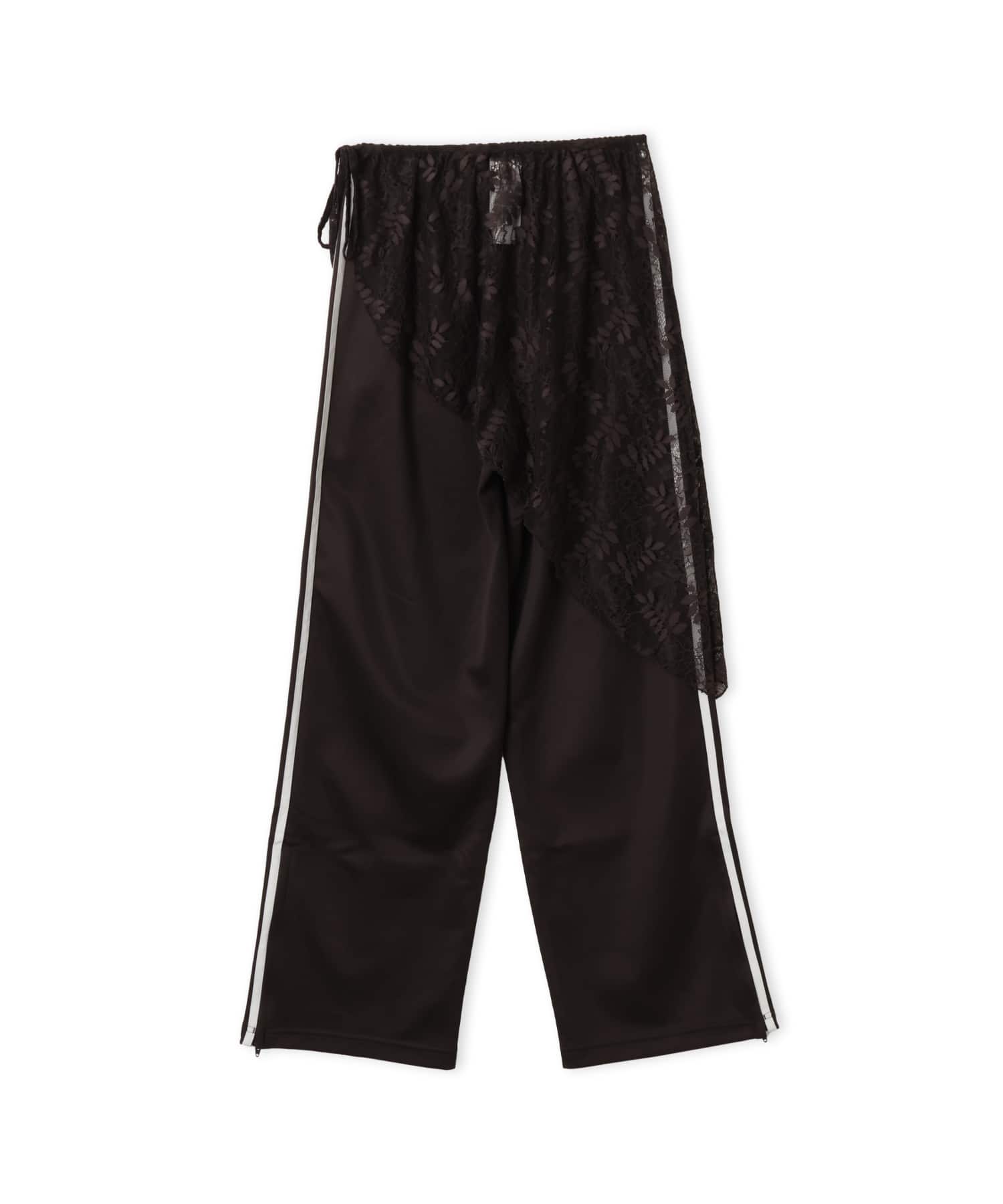 2IN1 FIREBIRD LOOSE TRACK TROUSERS WITH LACE SKIRT ナイトブラウンの画像