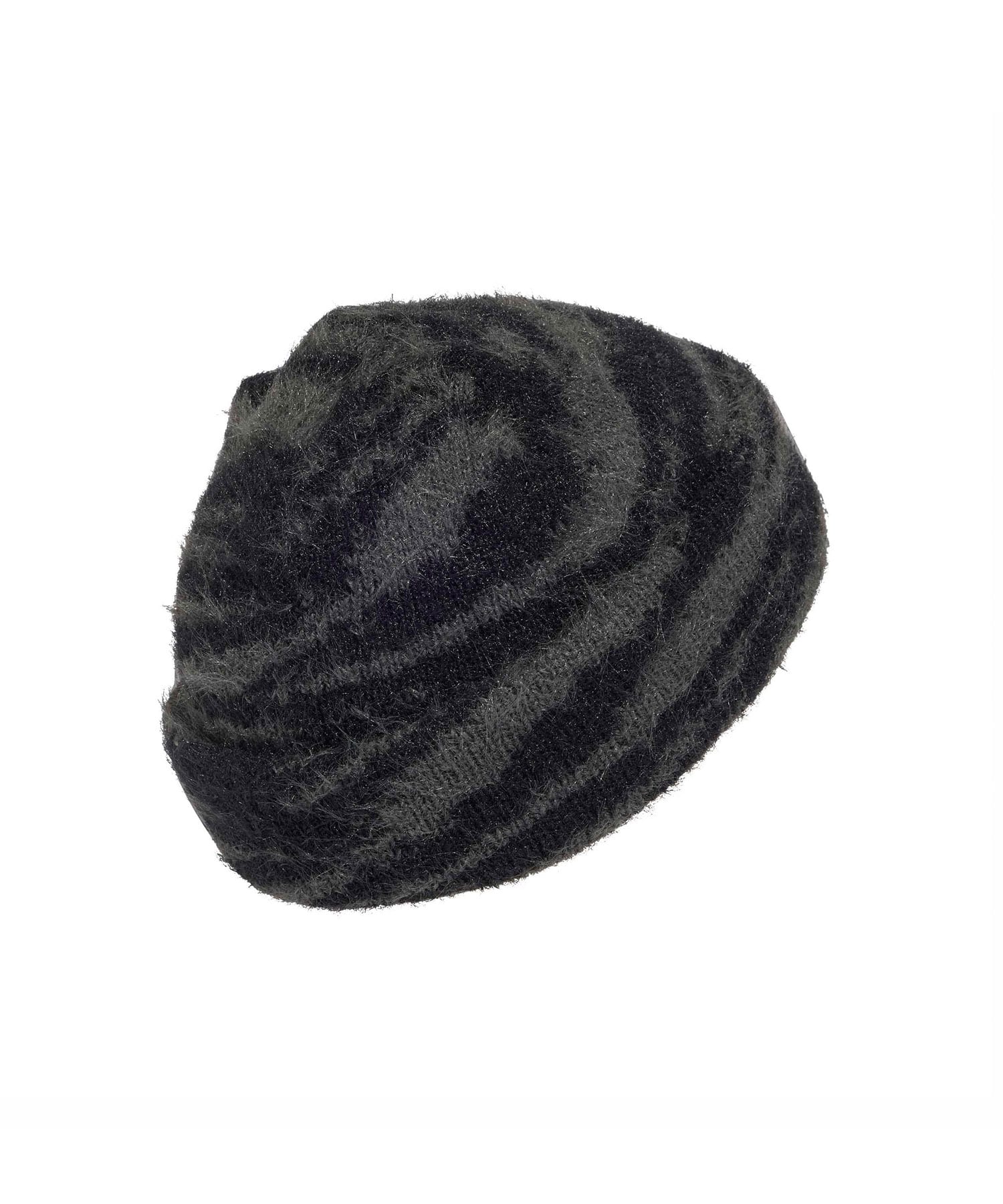adidas ADILENIUM FLUFFY BEANIE グレーフォー/ブラックの画像