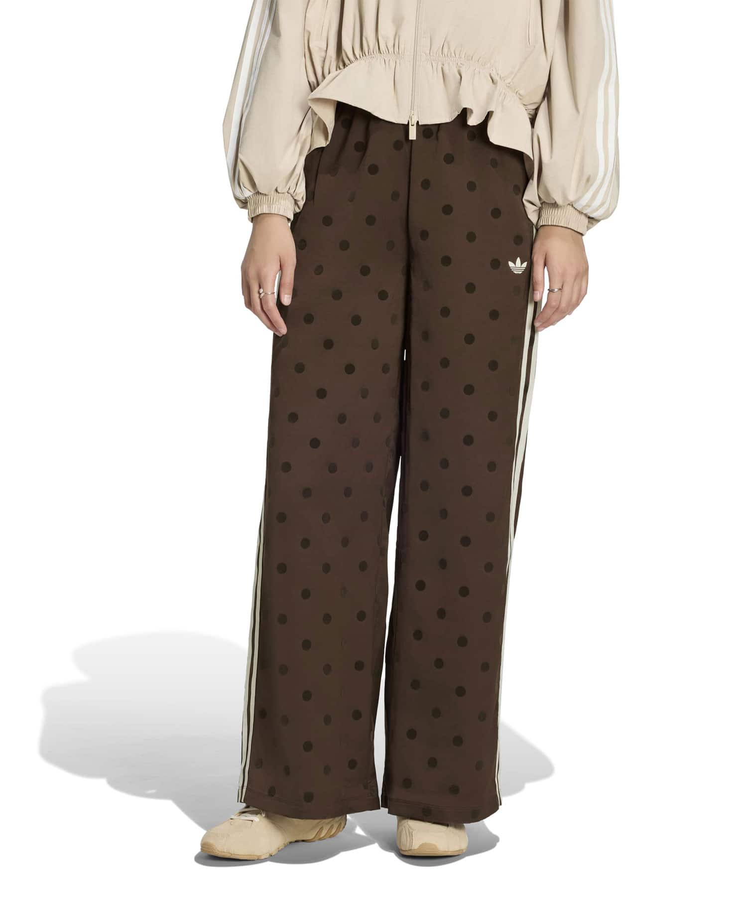 adidas SATIN POLKA DOTS WIDE LEG PANT オーバーンの画像