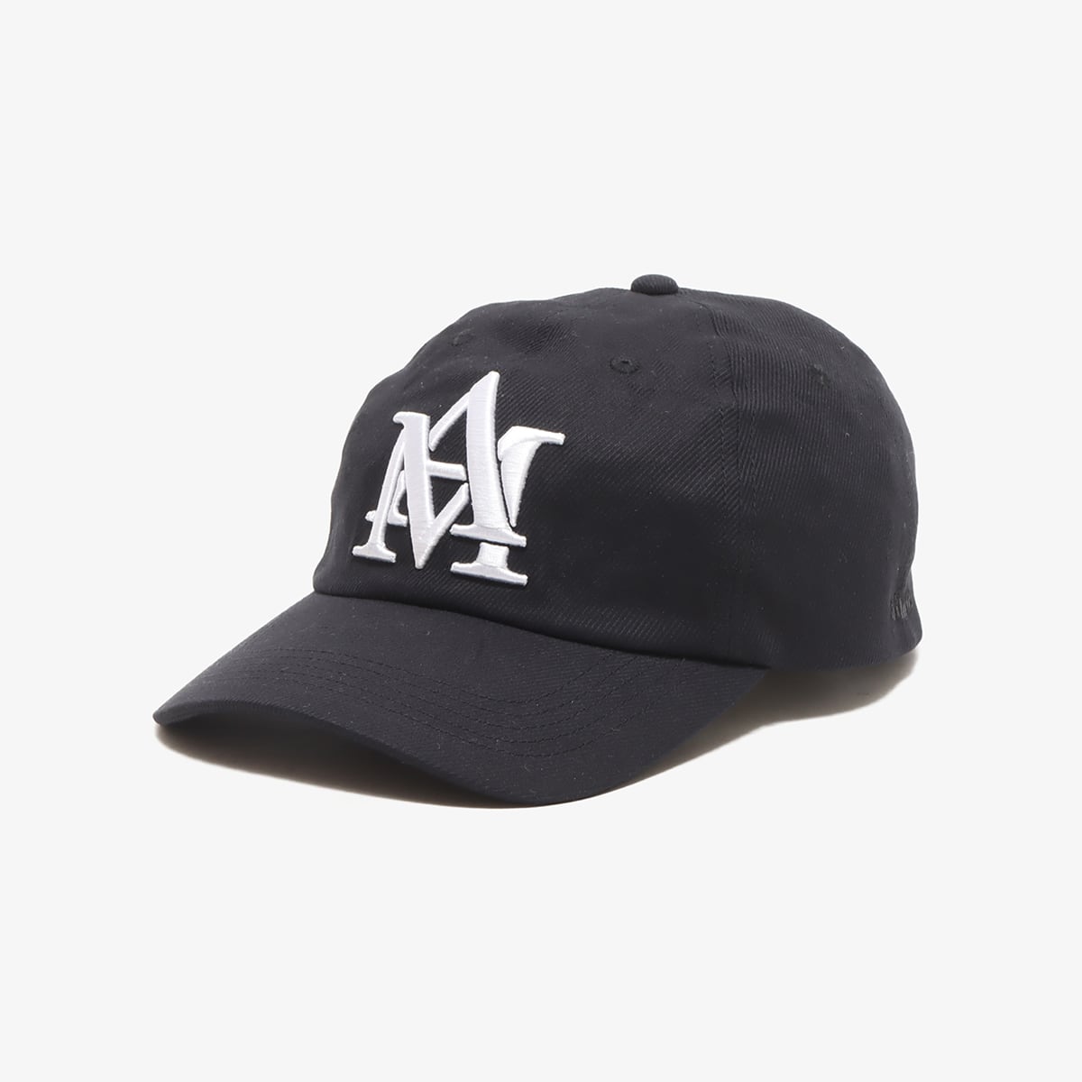 atmos atmos (AM) logo cap BLACK（アトモス AM ロゴ キャップ