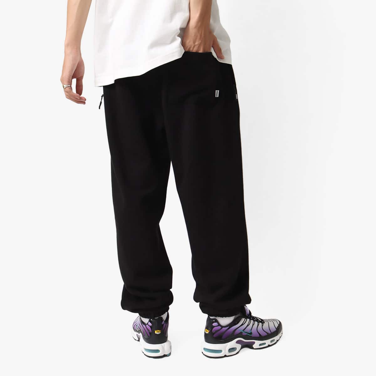 atmos Signature Logo Sweat Pants BLACKの画像