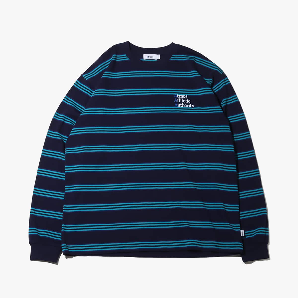 atmos Border LS T-shirts NAVYの画像