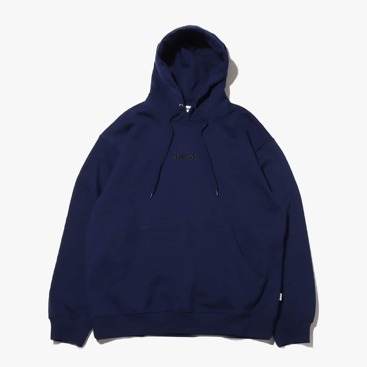 atmos Embroidery Classic Logo Hooded Sweatshirt NAVYの画像