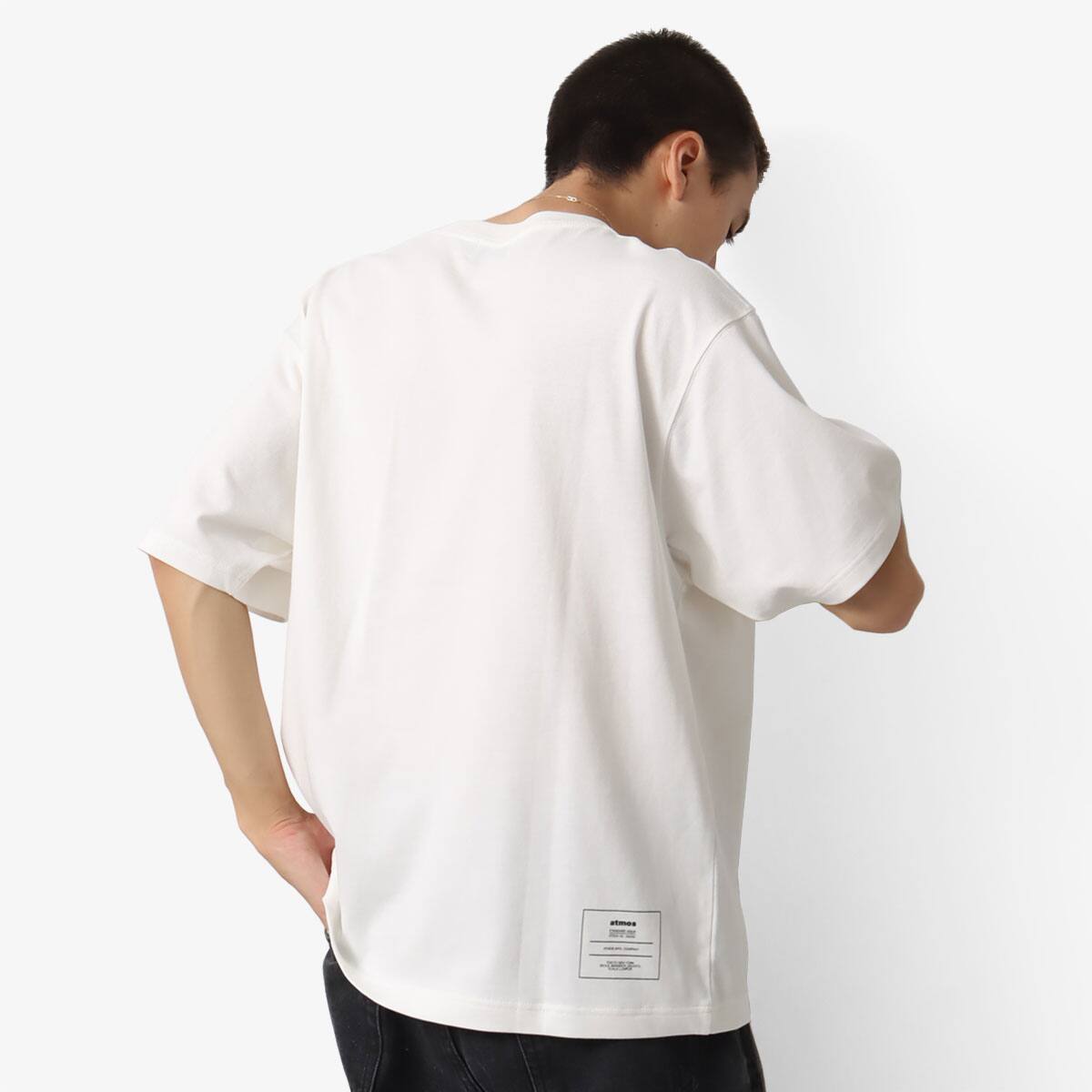 atmos PATCH LOGO T-Shirts WHITEの画像