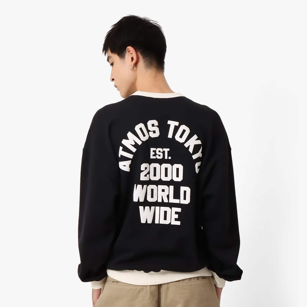 atmos Ringer Sweatshirt BLACKの画像