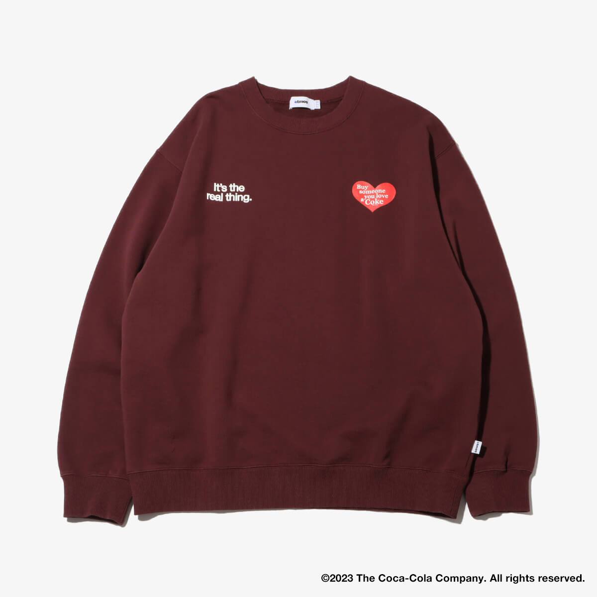 Coca Cola | atmos Crew Neck Sweatshirts BROWN 23HO-S