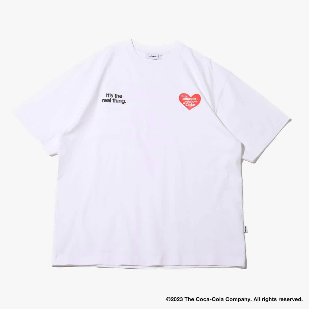 Coca Cola | atmos T-shirt WHITEの画像