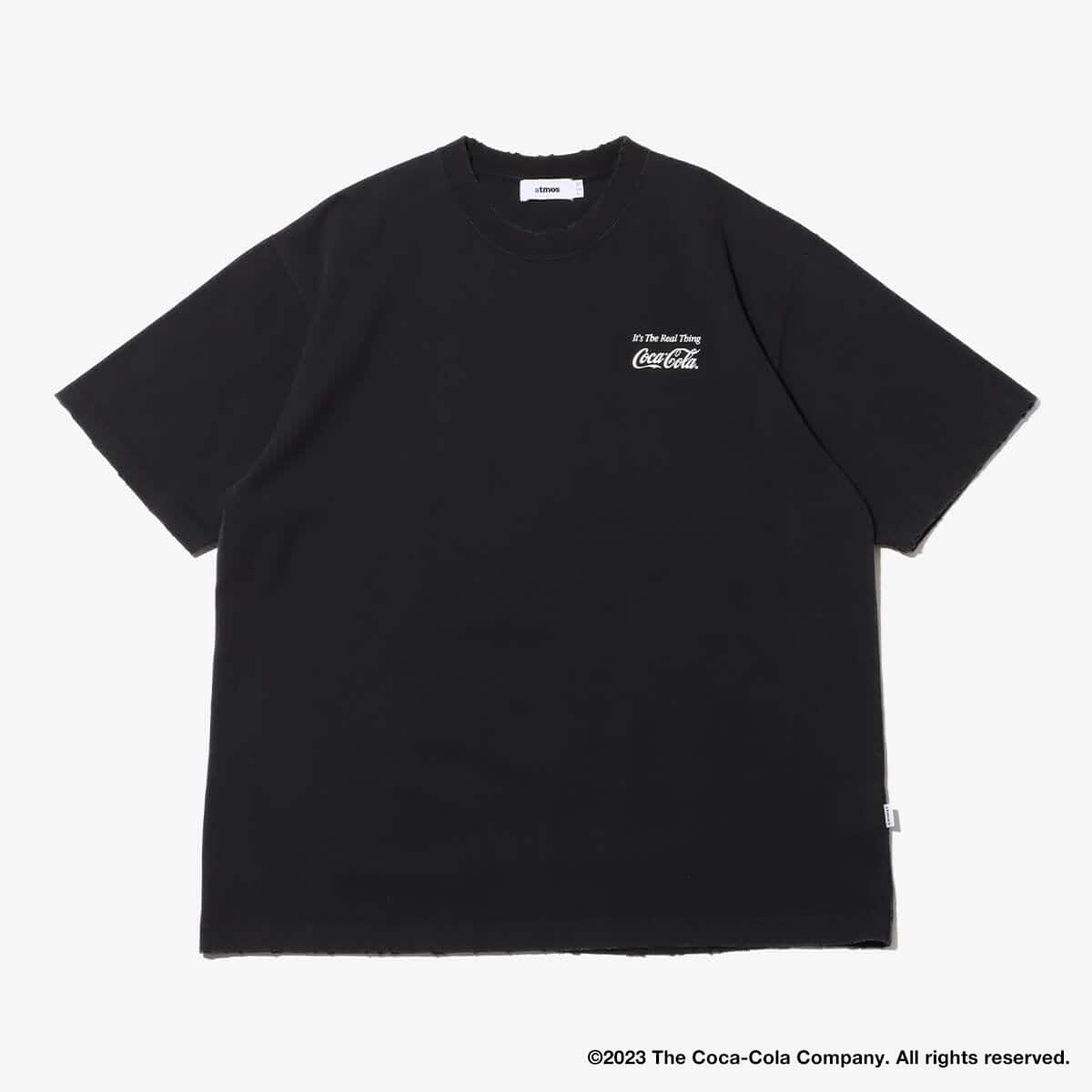 Coca Cola | atmos Metallic Logo T-shirts BLACK