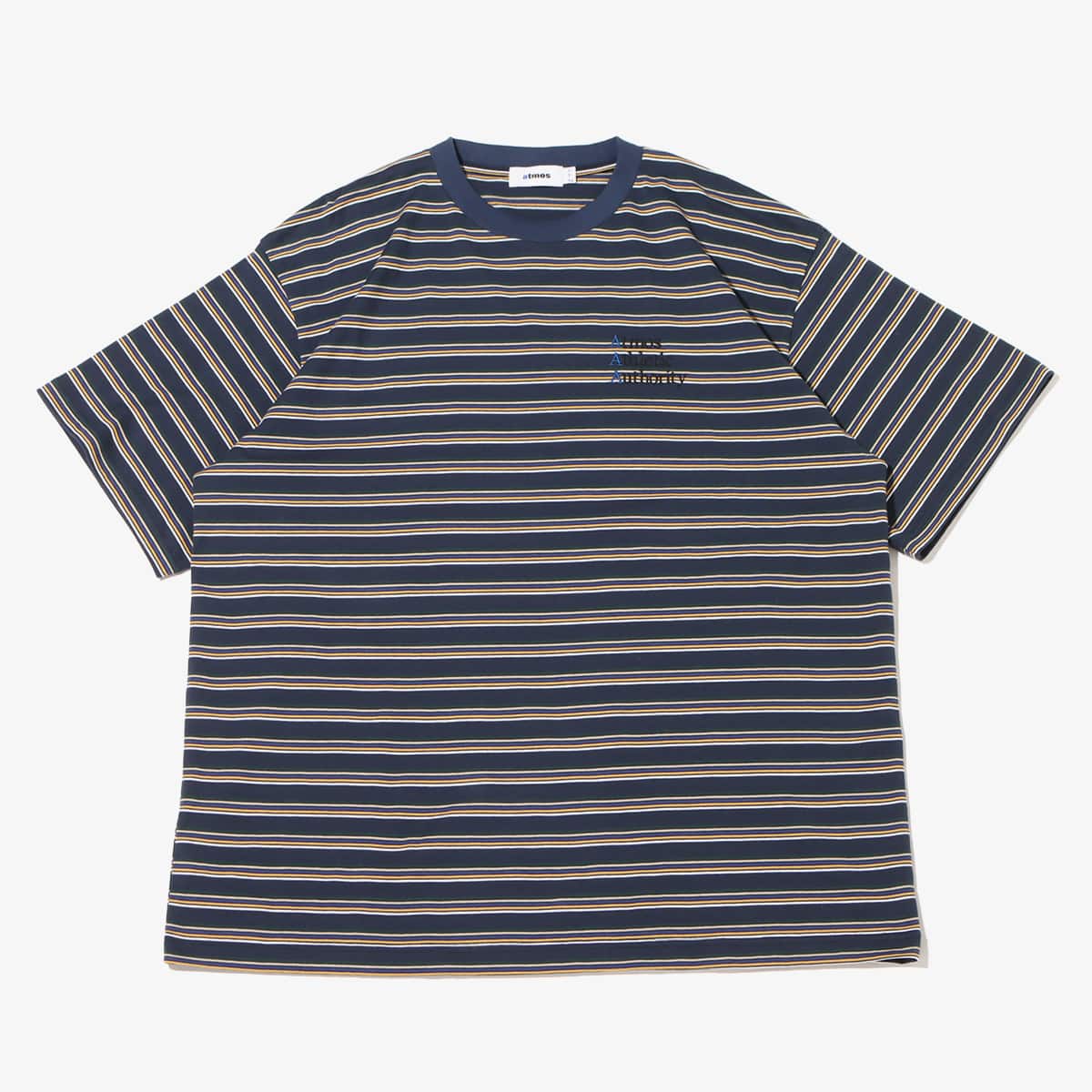 atmos Border T-shirts NAVYの画像