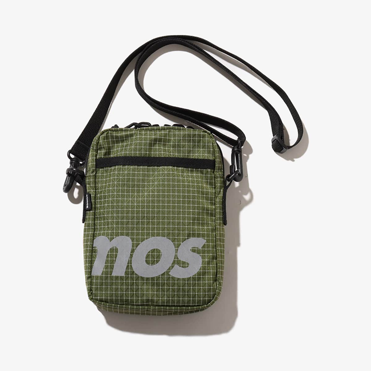 atmos Reflector Print Logo Shoulder Bag KHAKI の画像