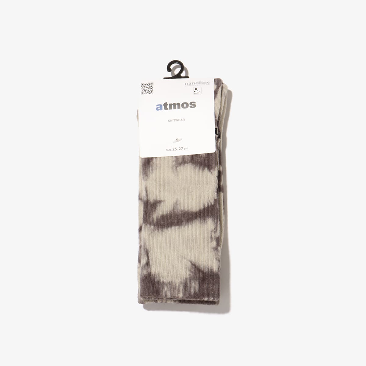 atmos TIE DYE SOCKS BLACKの画像