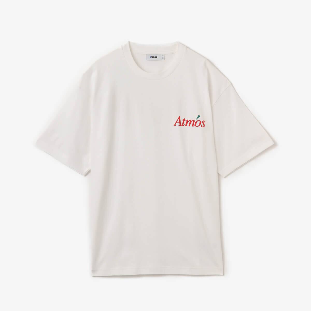 atmos Back Logo T-shirt WHITEの画像