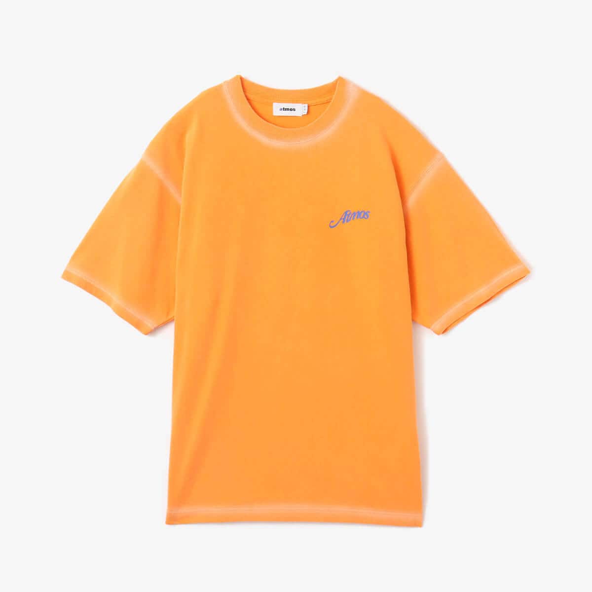 atmos Vintage Processing T-shirt ORANGE の画像