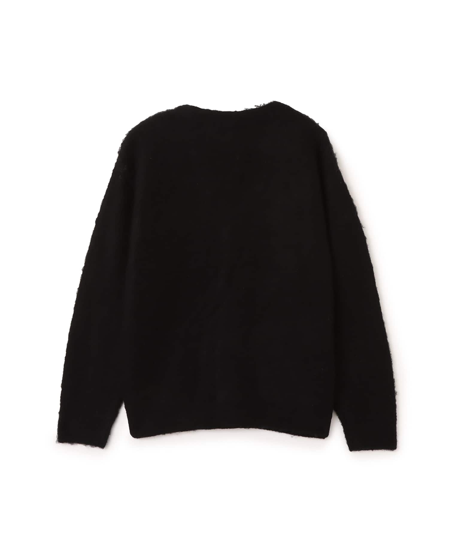 atmos Mohair Cardigan BLACKの画像