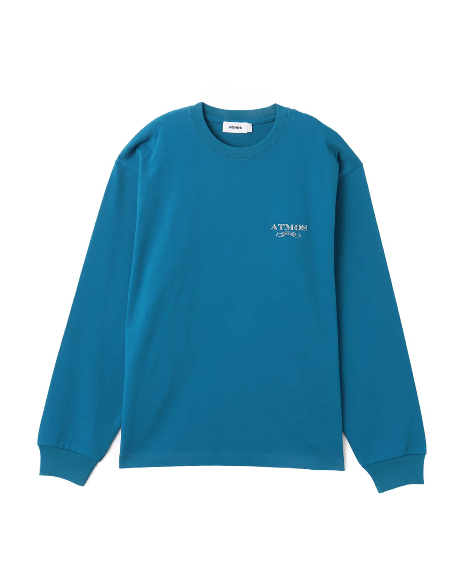 atmos Emblem Logo LS T-shirt BLUEの画像