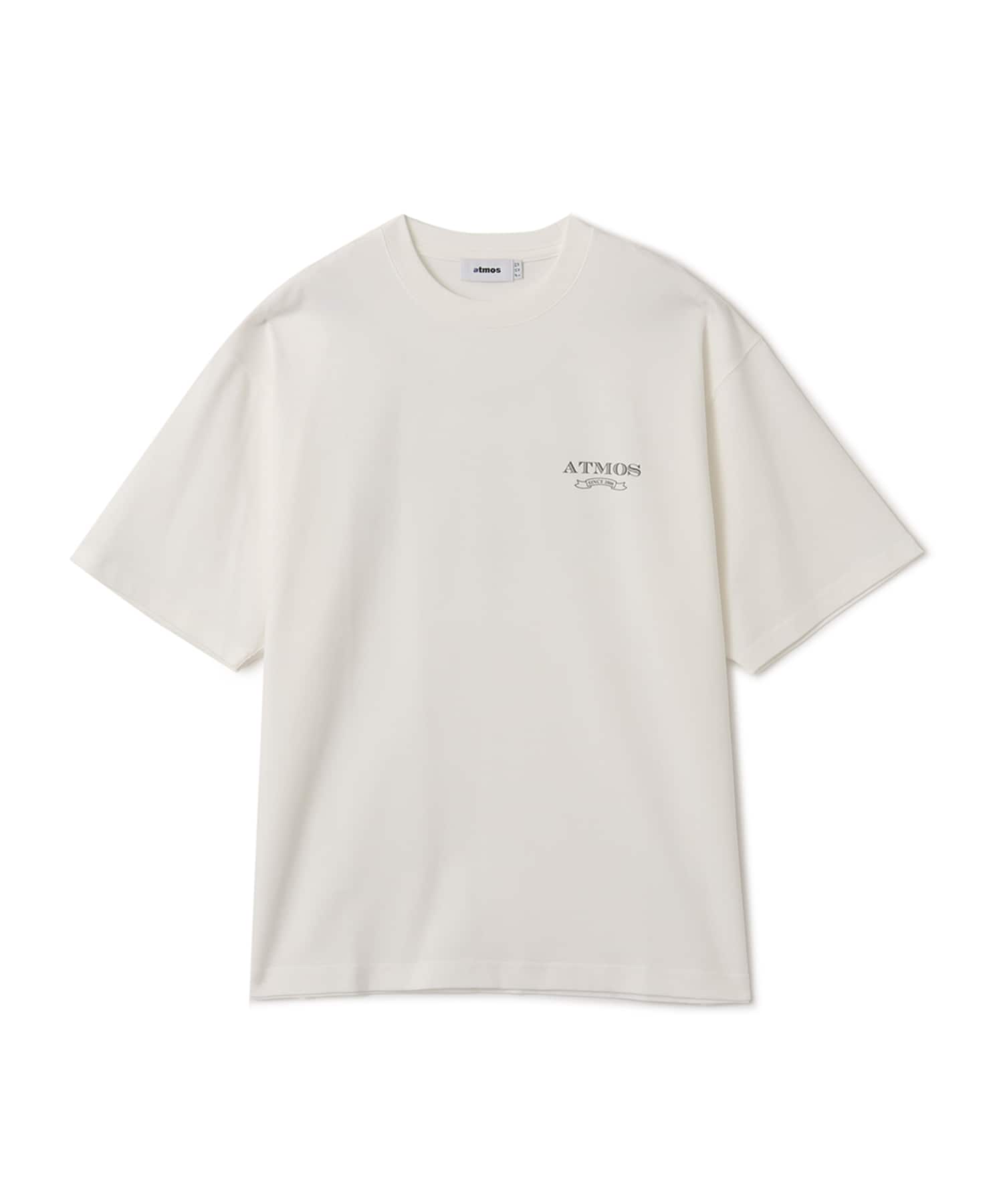 atmos Emblem Logo T-shirt WHITEの画像