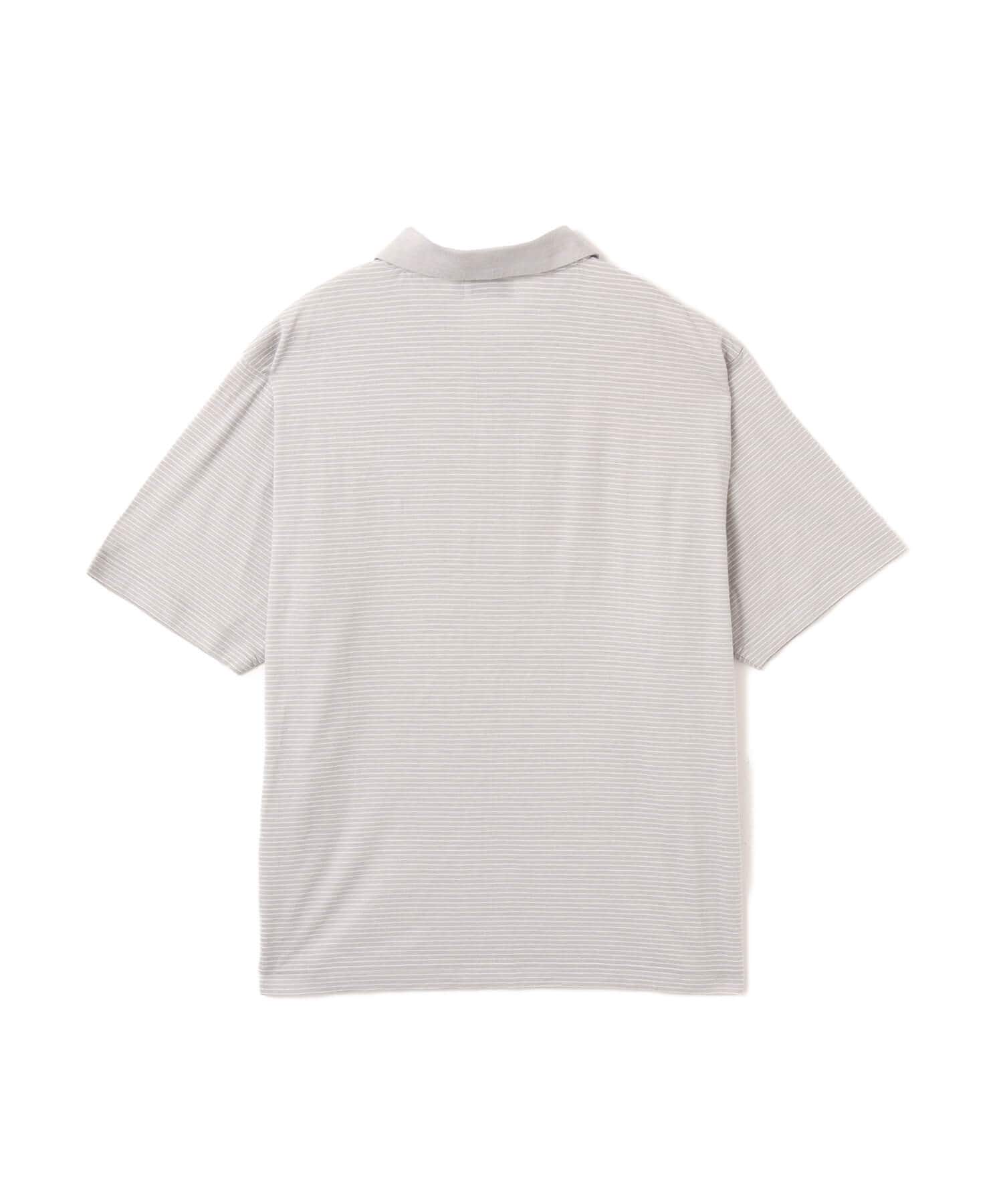 atmos Merino Wool Knit Polo Shirt GRAYの画像