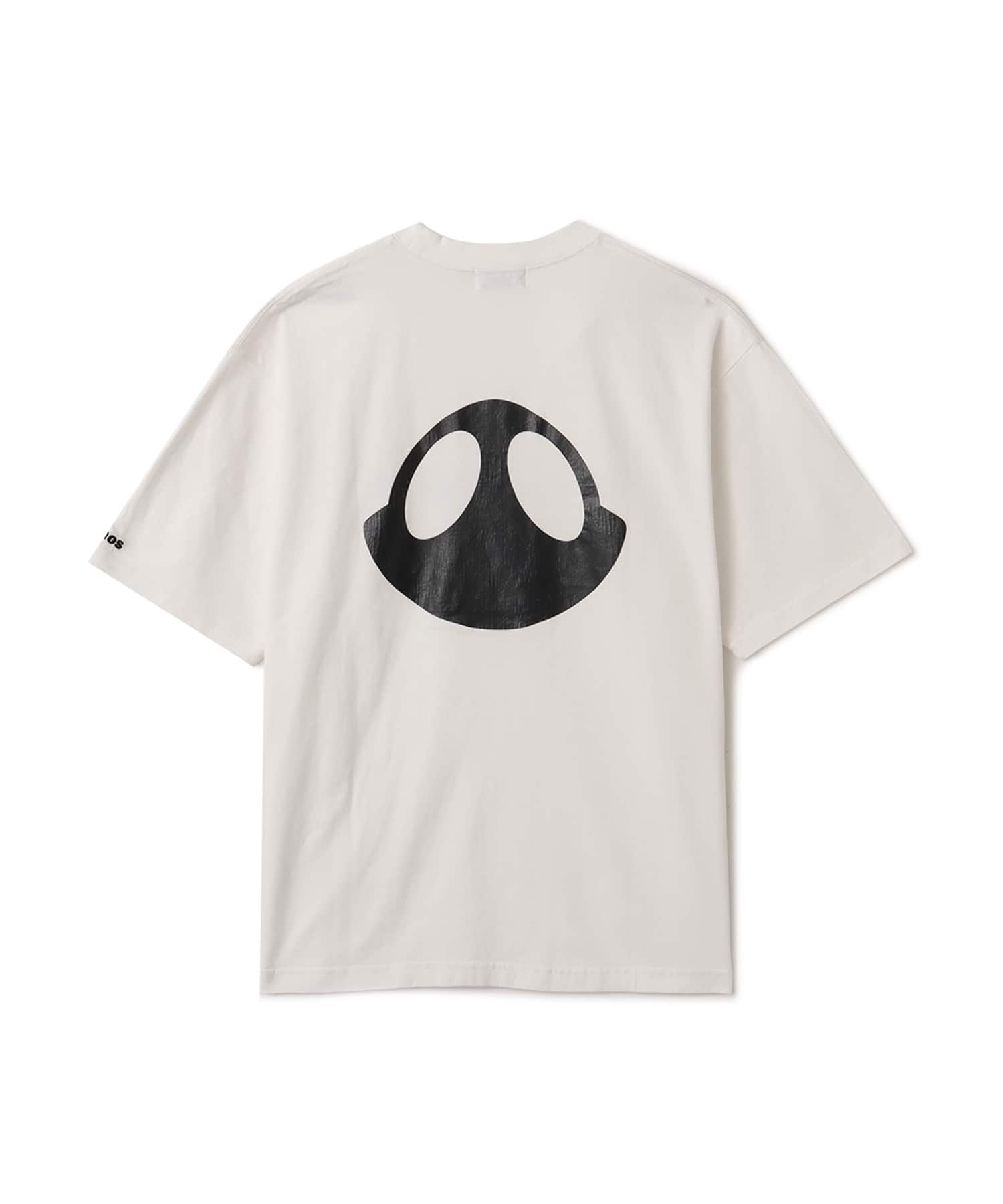 atmos ”TENKYU” Crack Print Face T-shirt 1 WHITEの画像