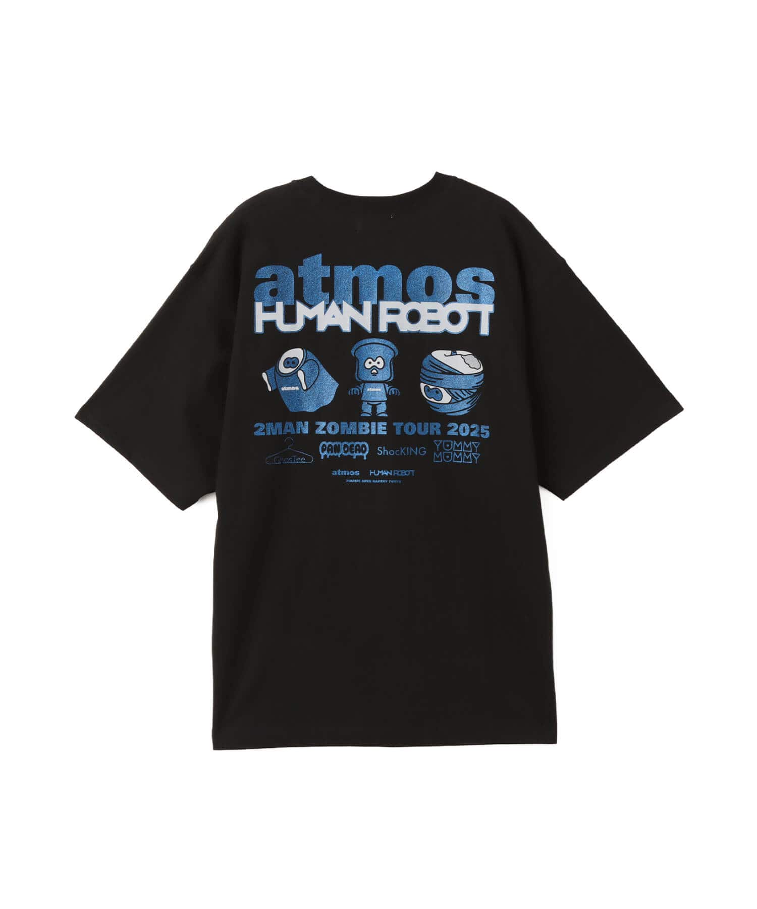 atmos x HUMAN ROBOT T-shirt BLACKの画像