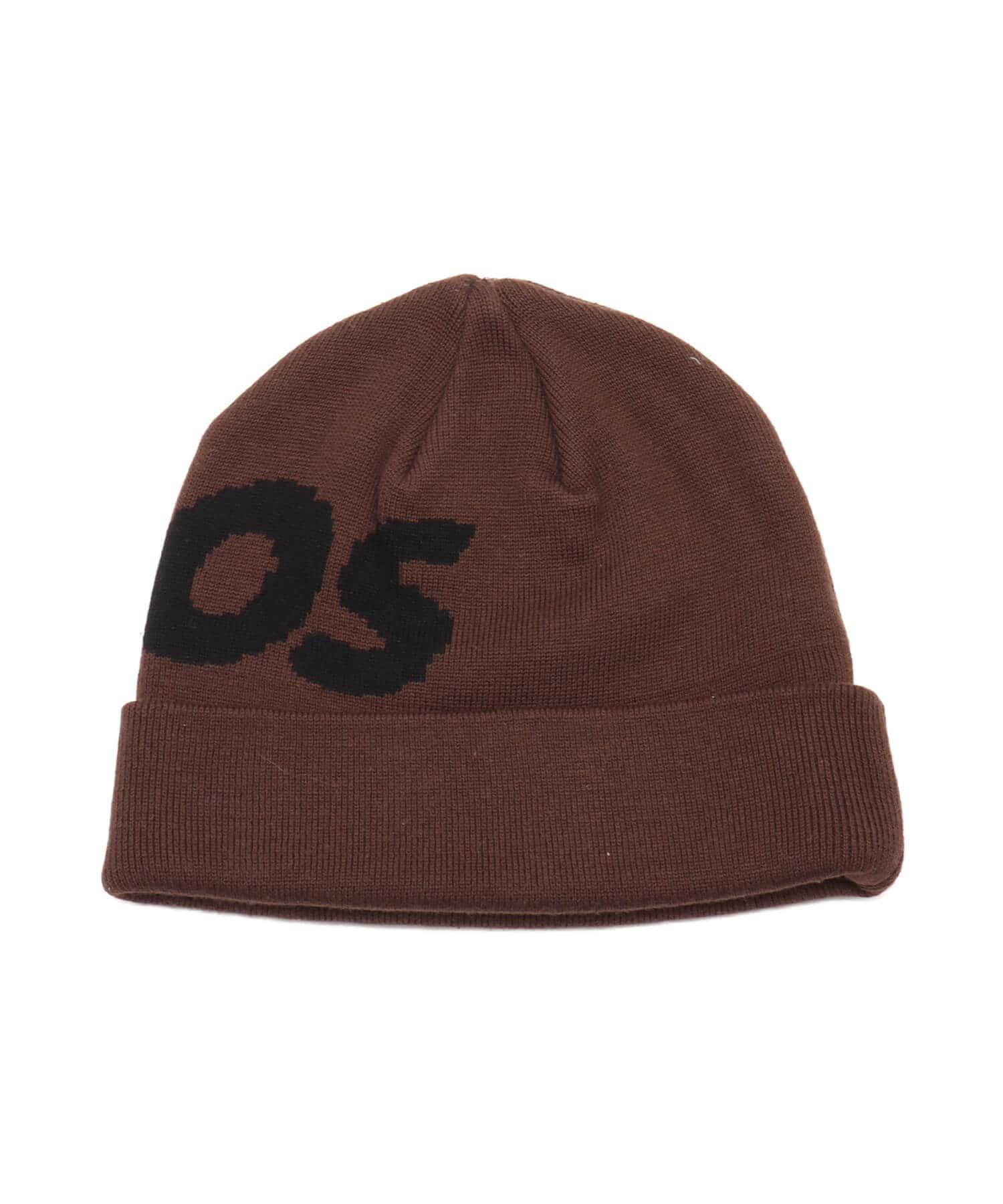 atmos LOGO Knit Cap BROWNの画像