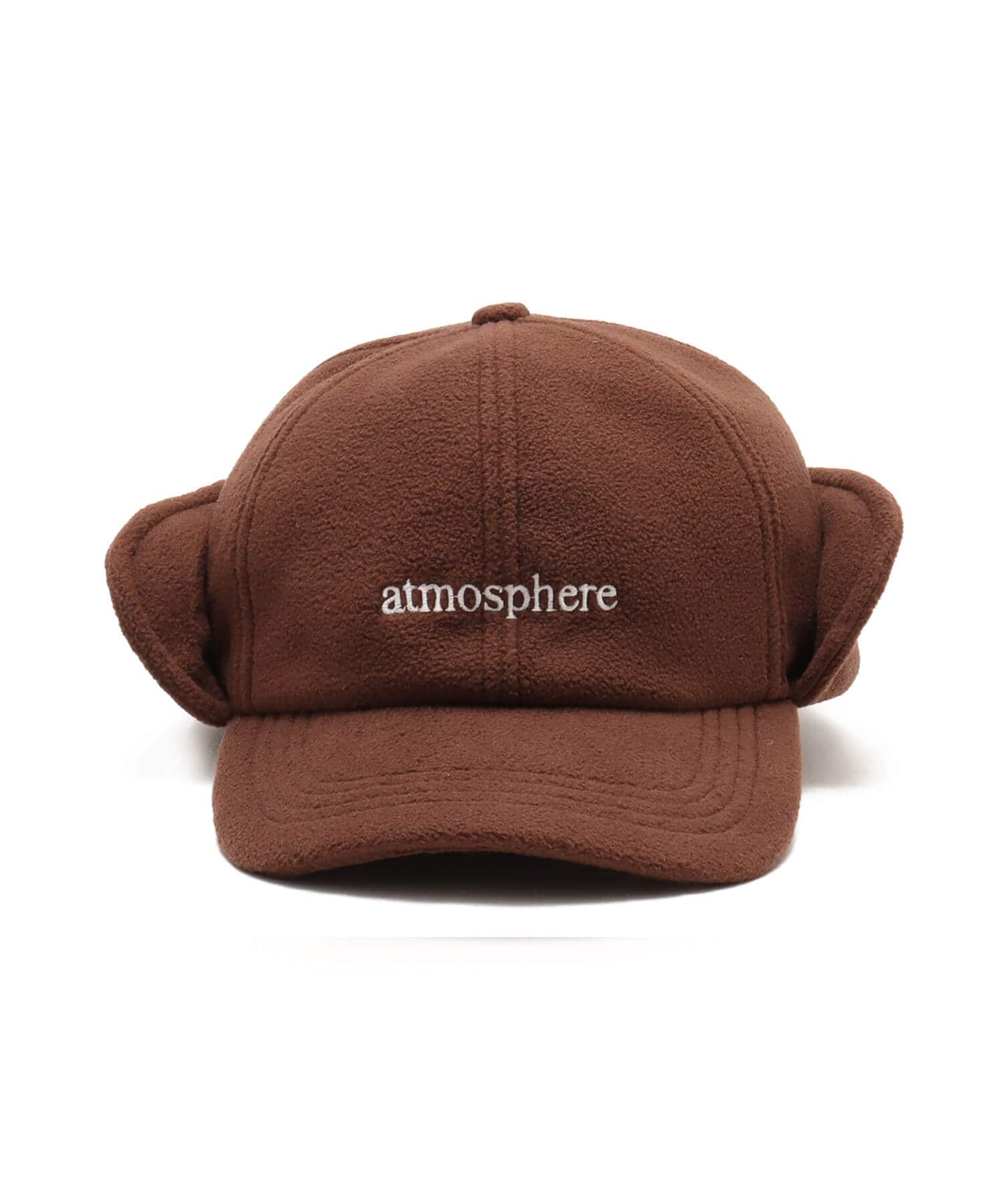 atmos Fleece Cap BROWNの画像