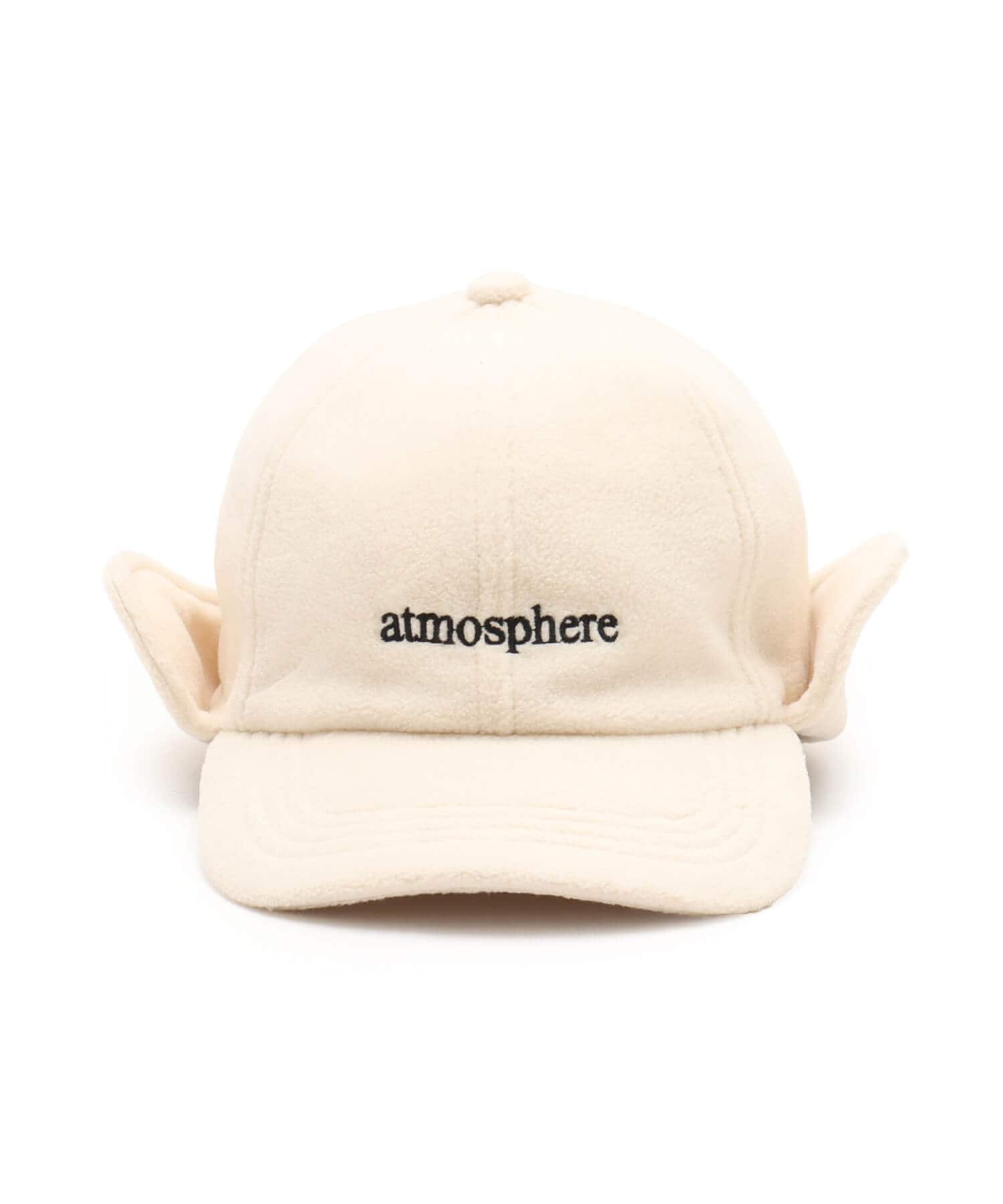 atmos Fleece Cap OFF WHITEの画像
