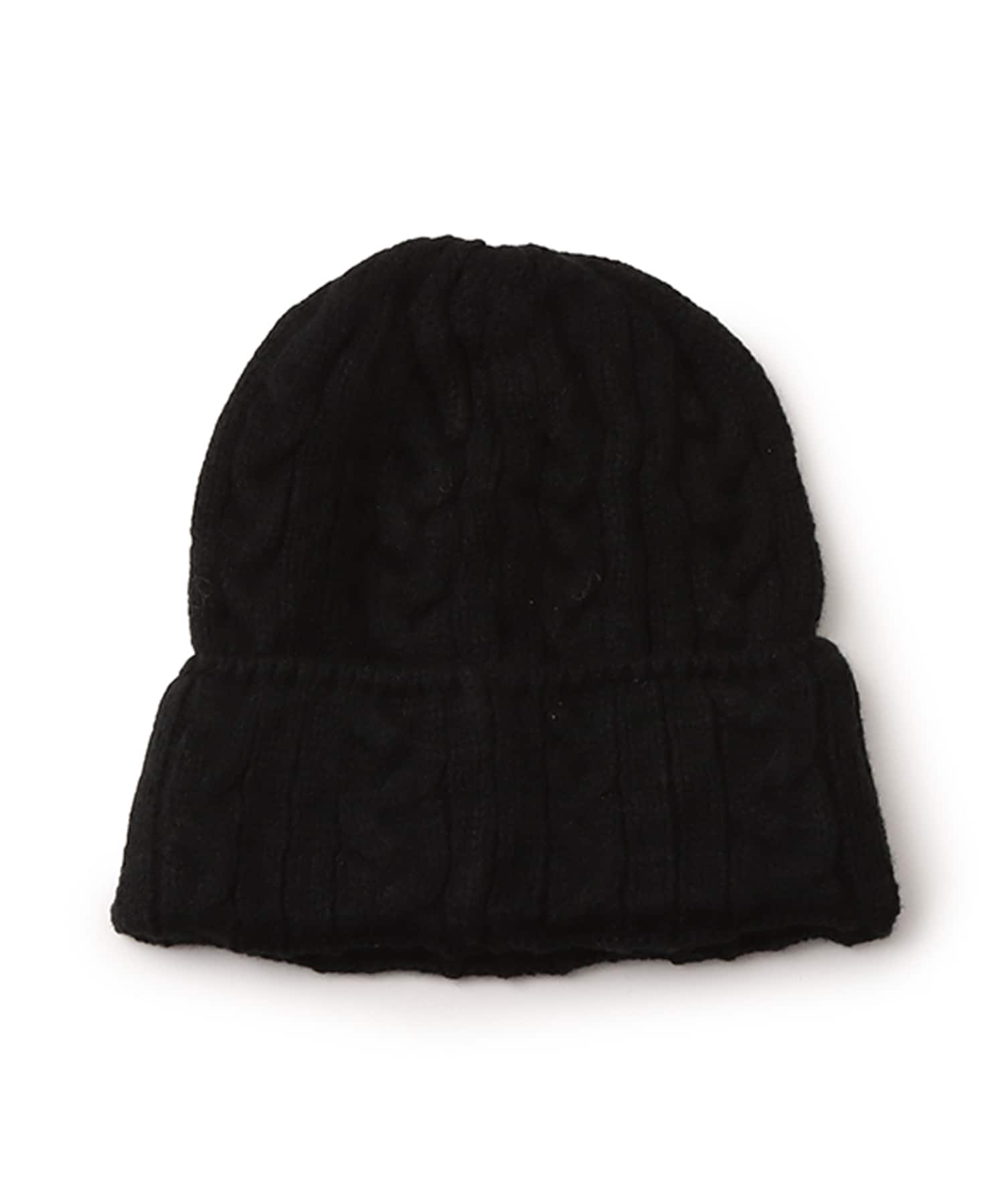 atmos Cable Knit Beanie BLACKの画像