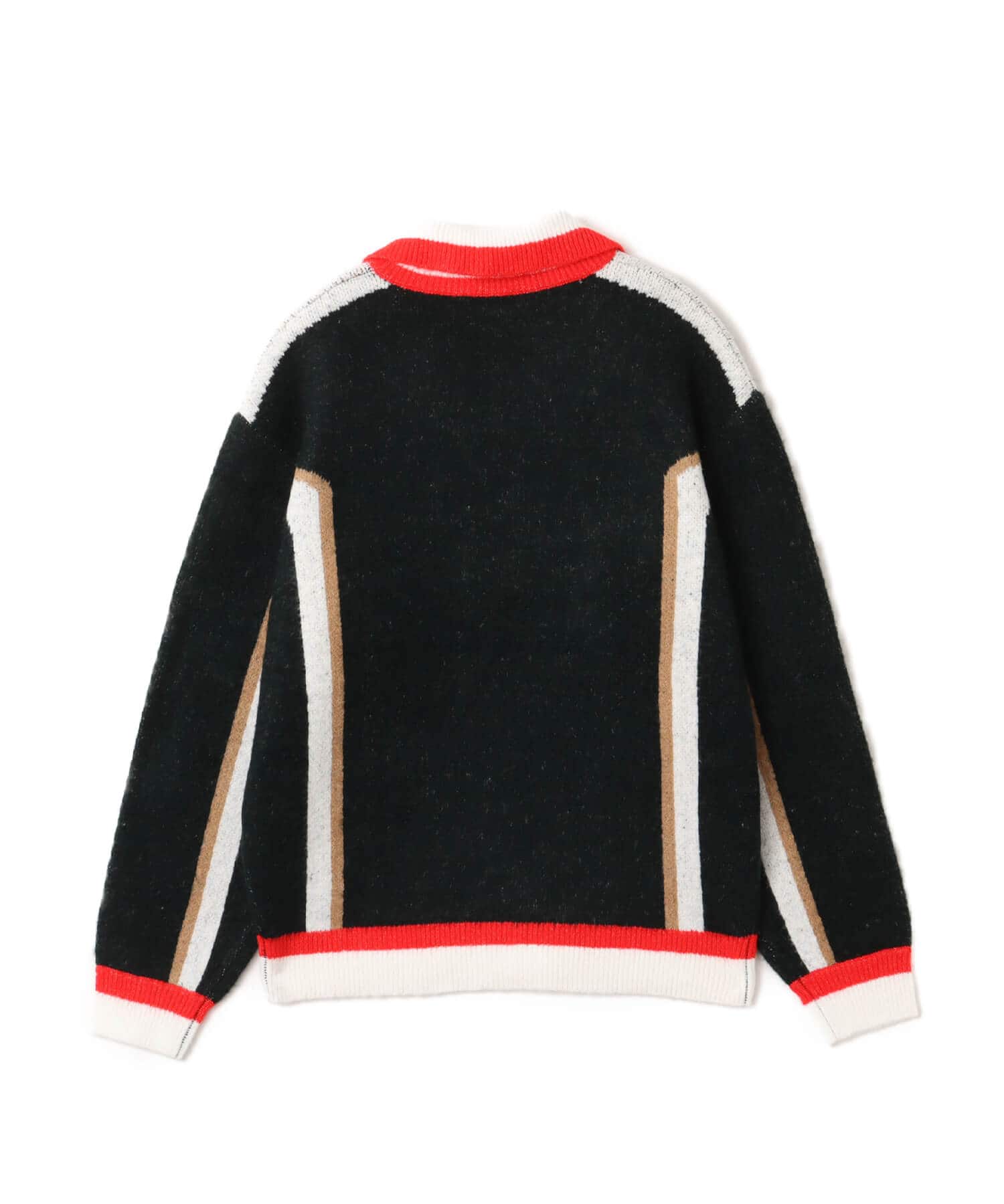 atmos Knit Soccer Polo Shirt GREENの画像