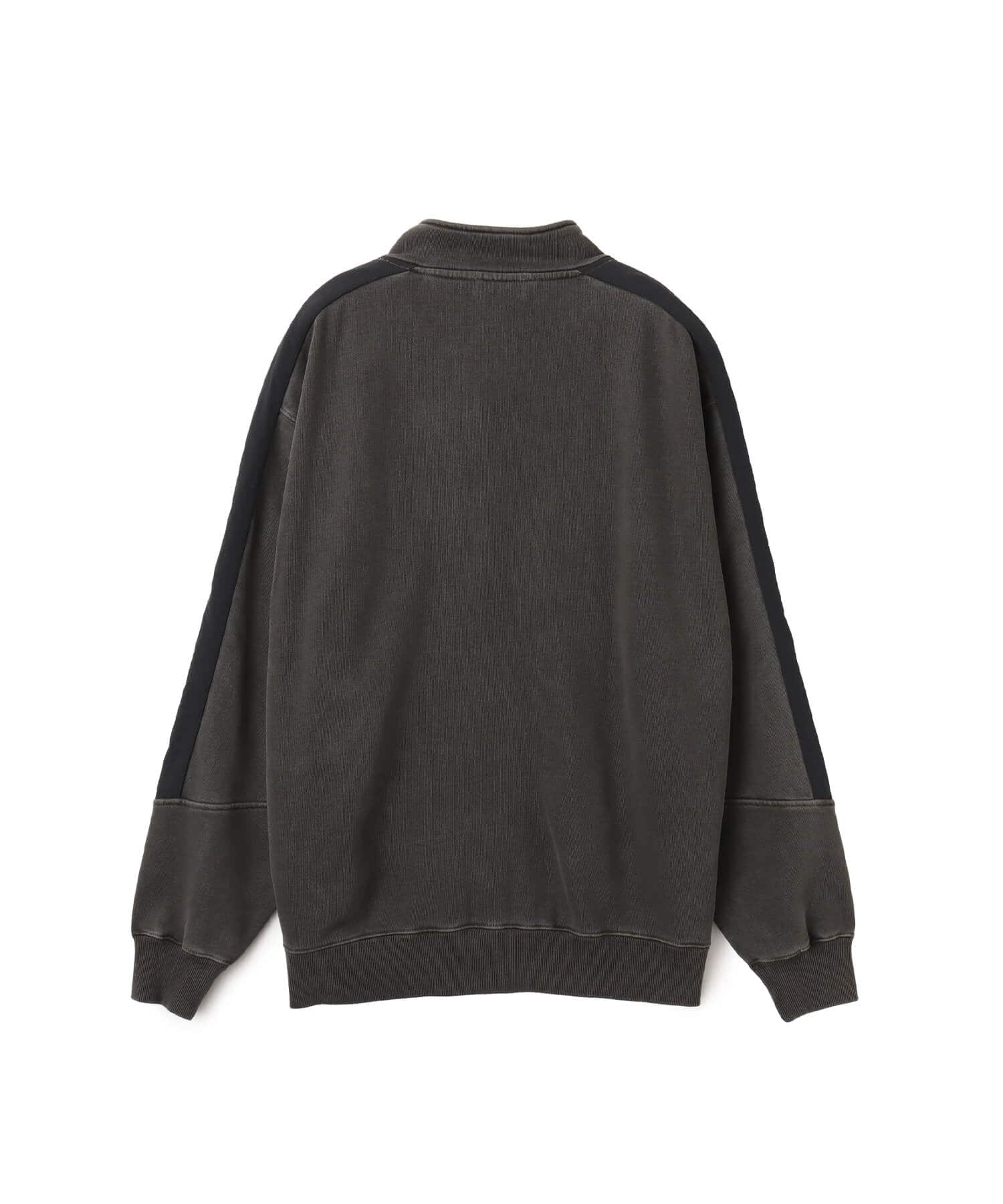 atmos Pigment Half-zip Sweatshirt BLACKの画像