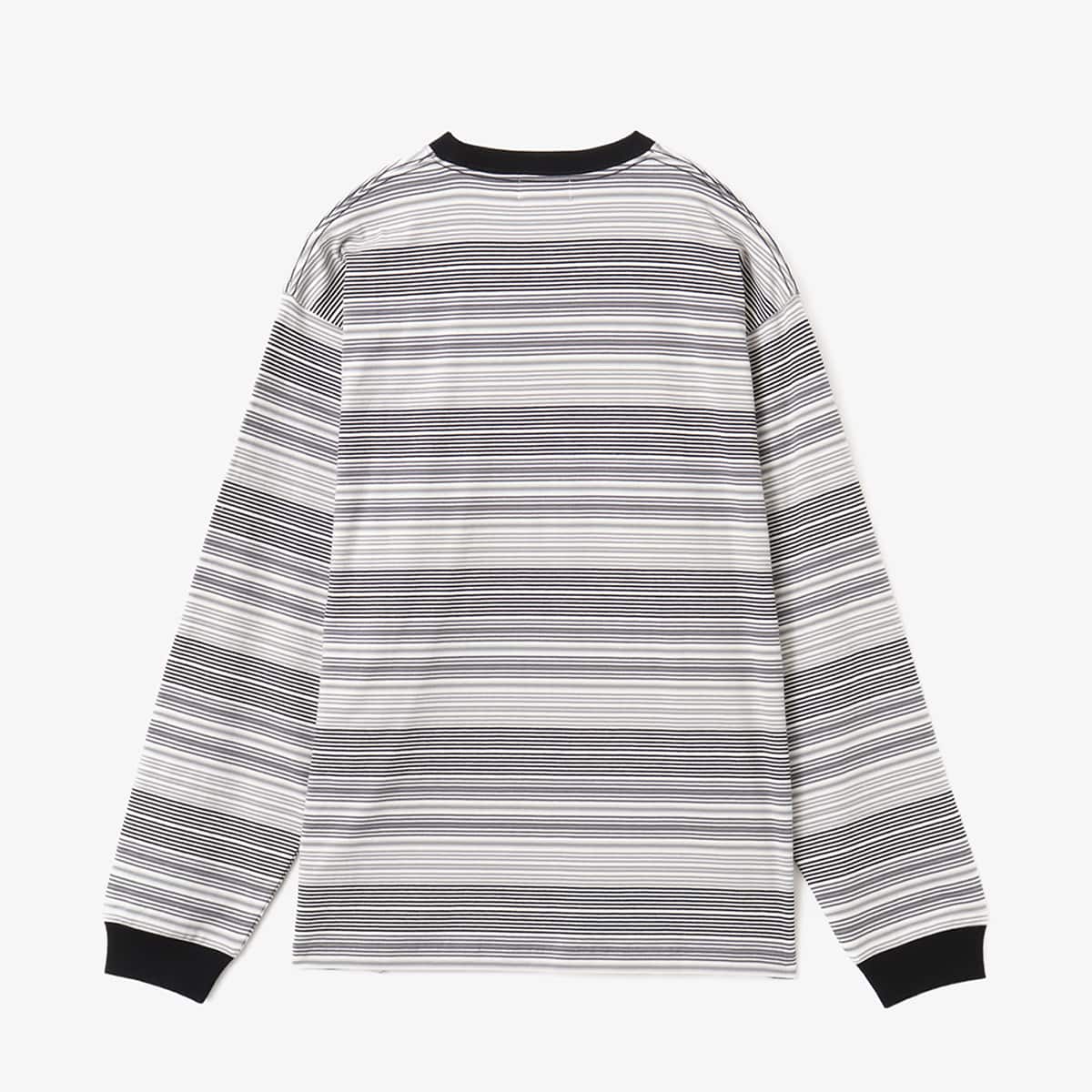 atmos Multi-color Border LS T-shirt BLACKの画像
