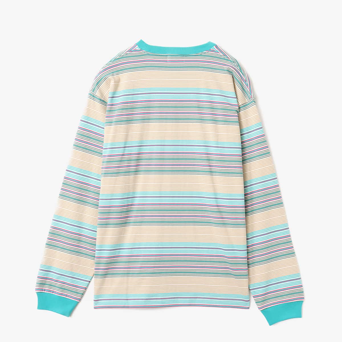 atmos Multi-color Border LS T-shirt GREENの画像
