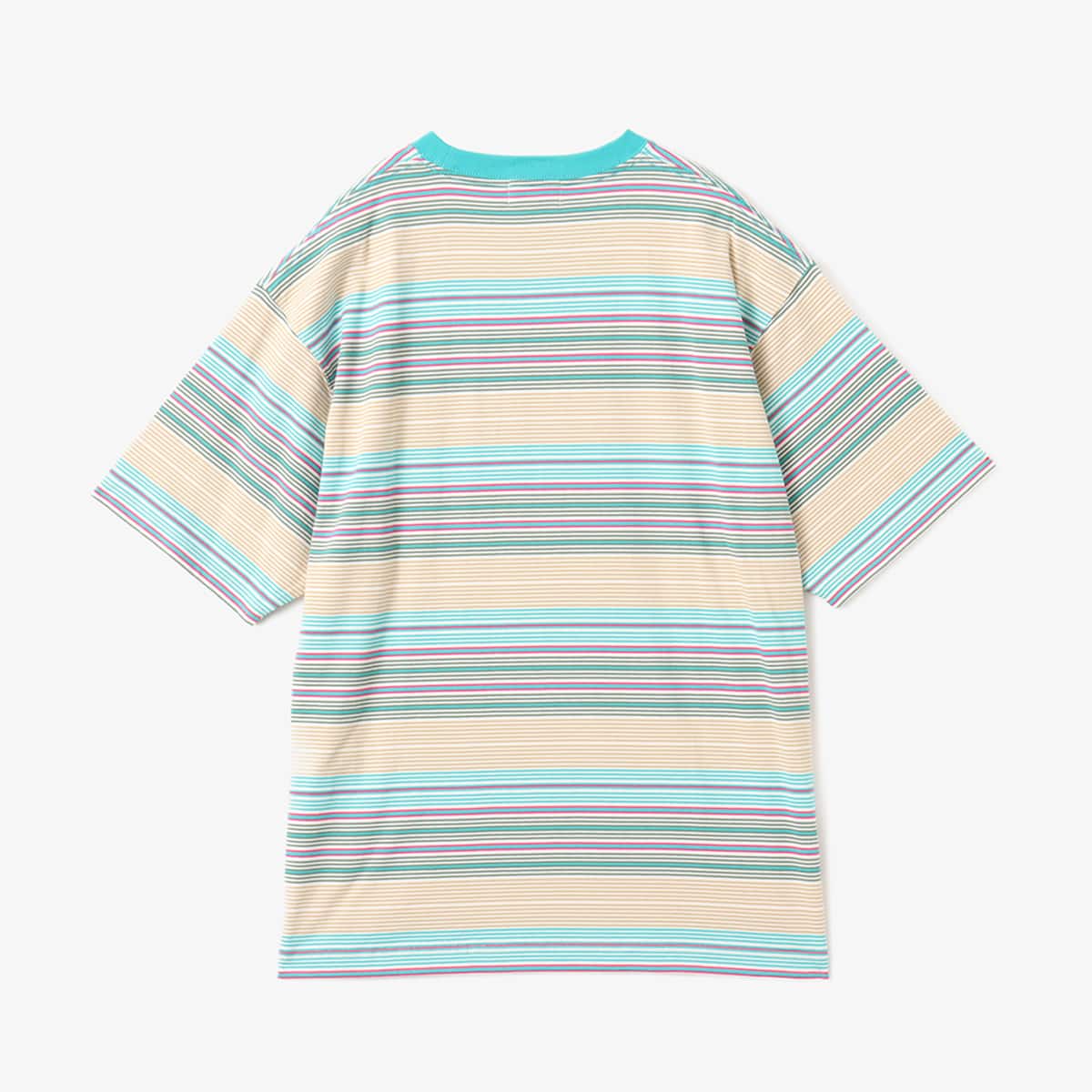 atmos Multi-color Border T-shirt GREENの画像